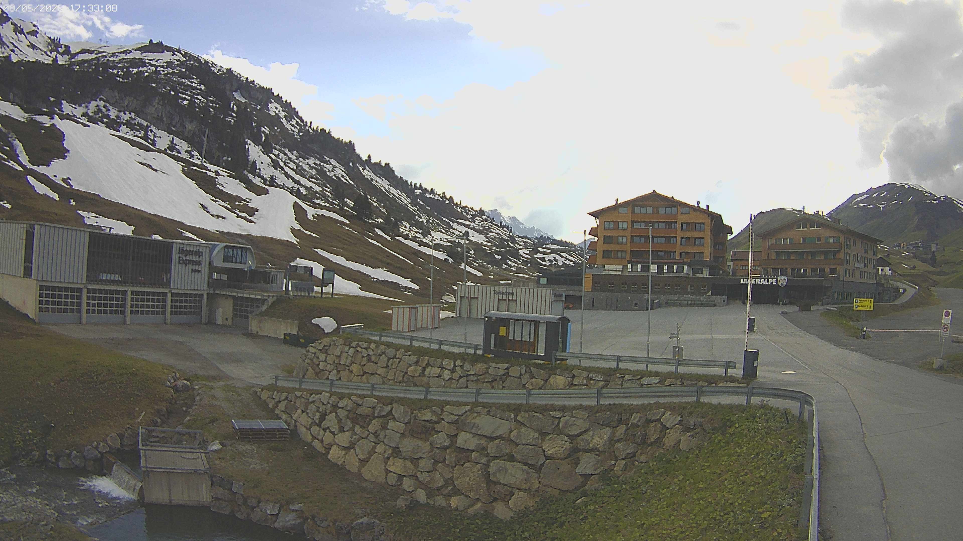 Archived image Webcam Jägeralpe: View Hotel