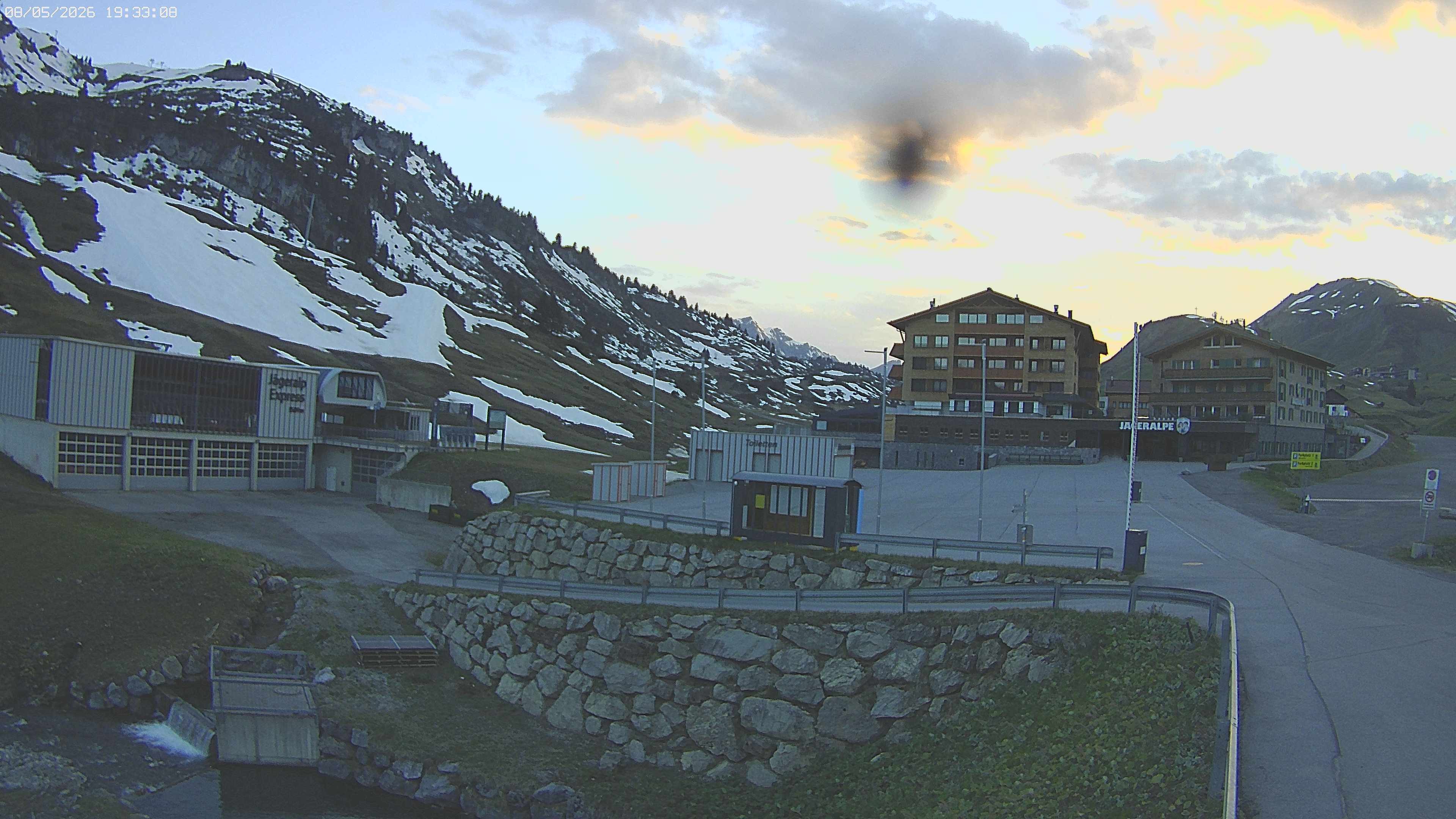 Archived image Webcam Jägeralpe: View Hotel