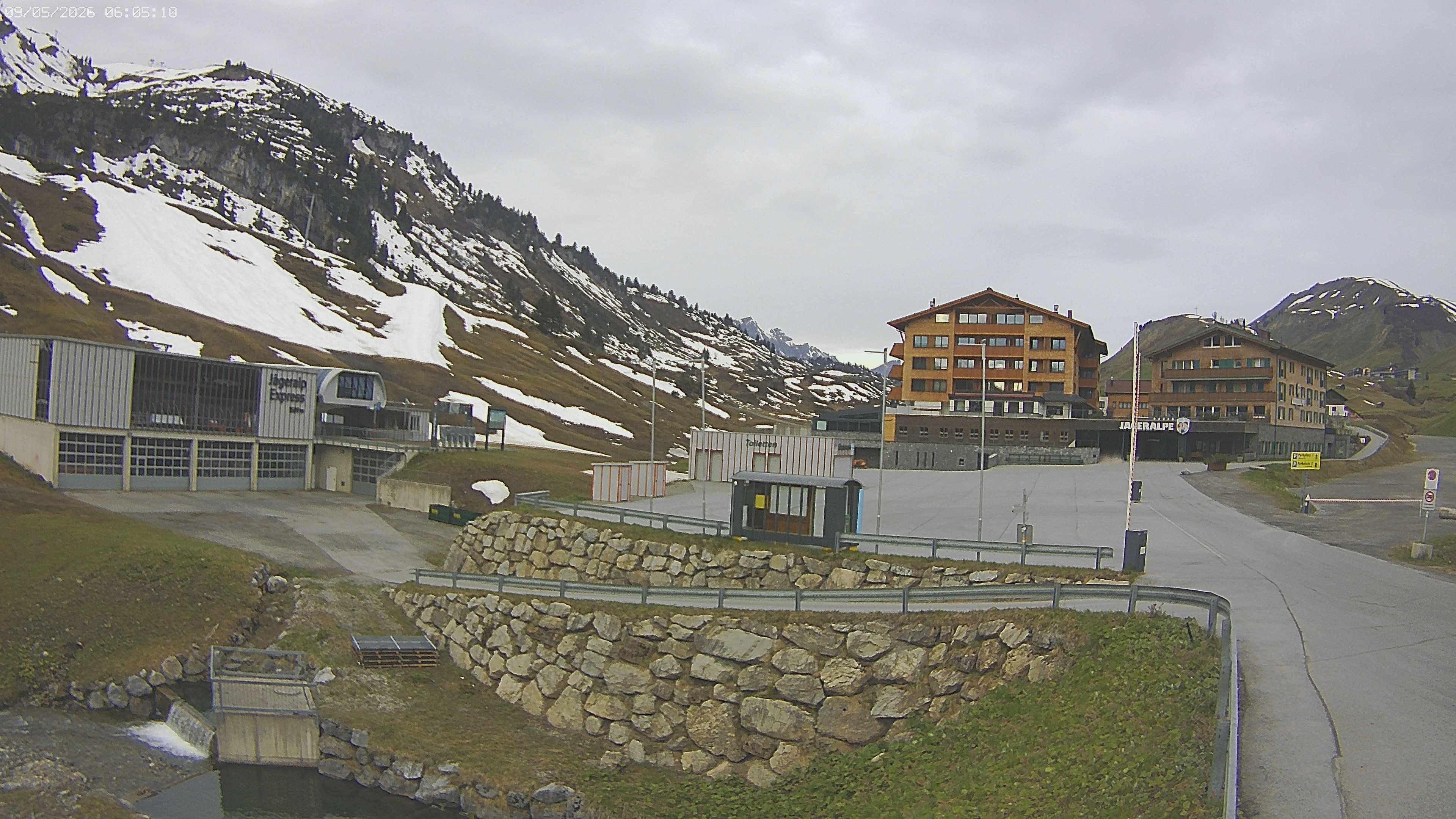 Archived image Webcam Jägeralpe: View Hotel
