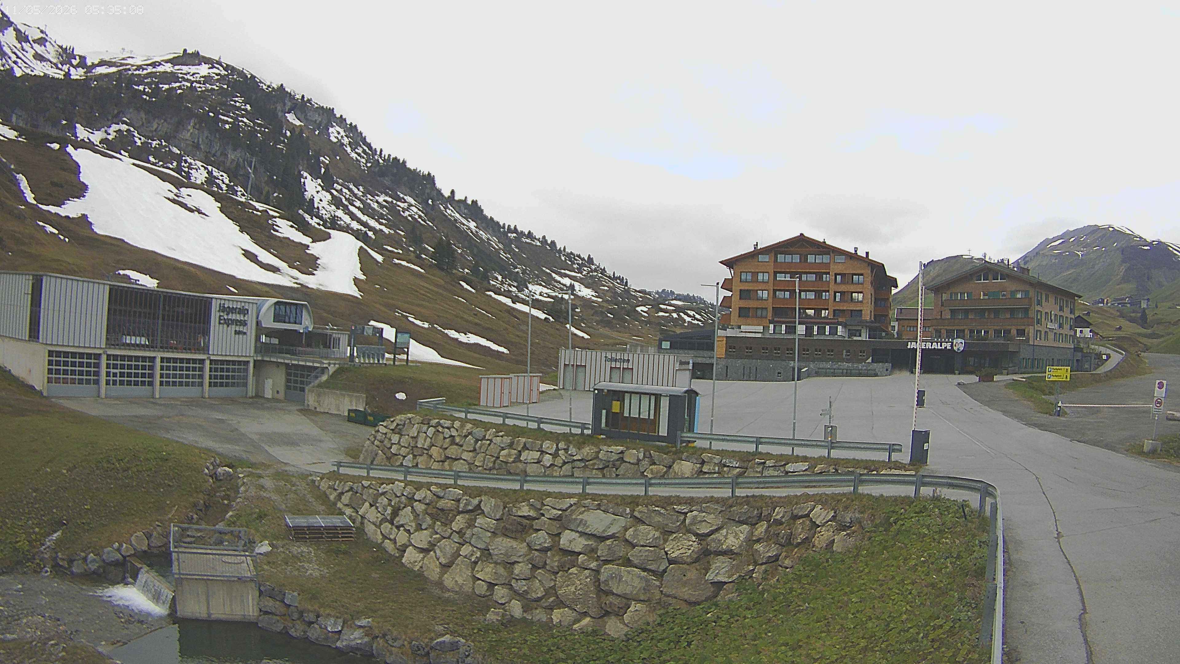 Archiv Foto Webcam Jägeralpe: Blick aufs Hotel