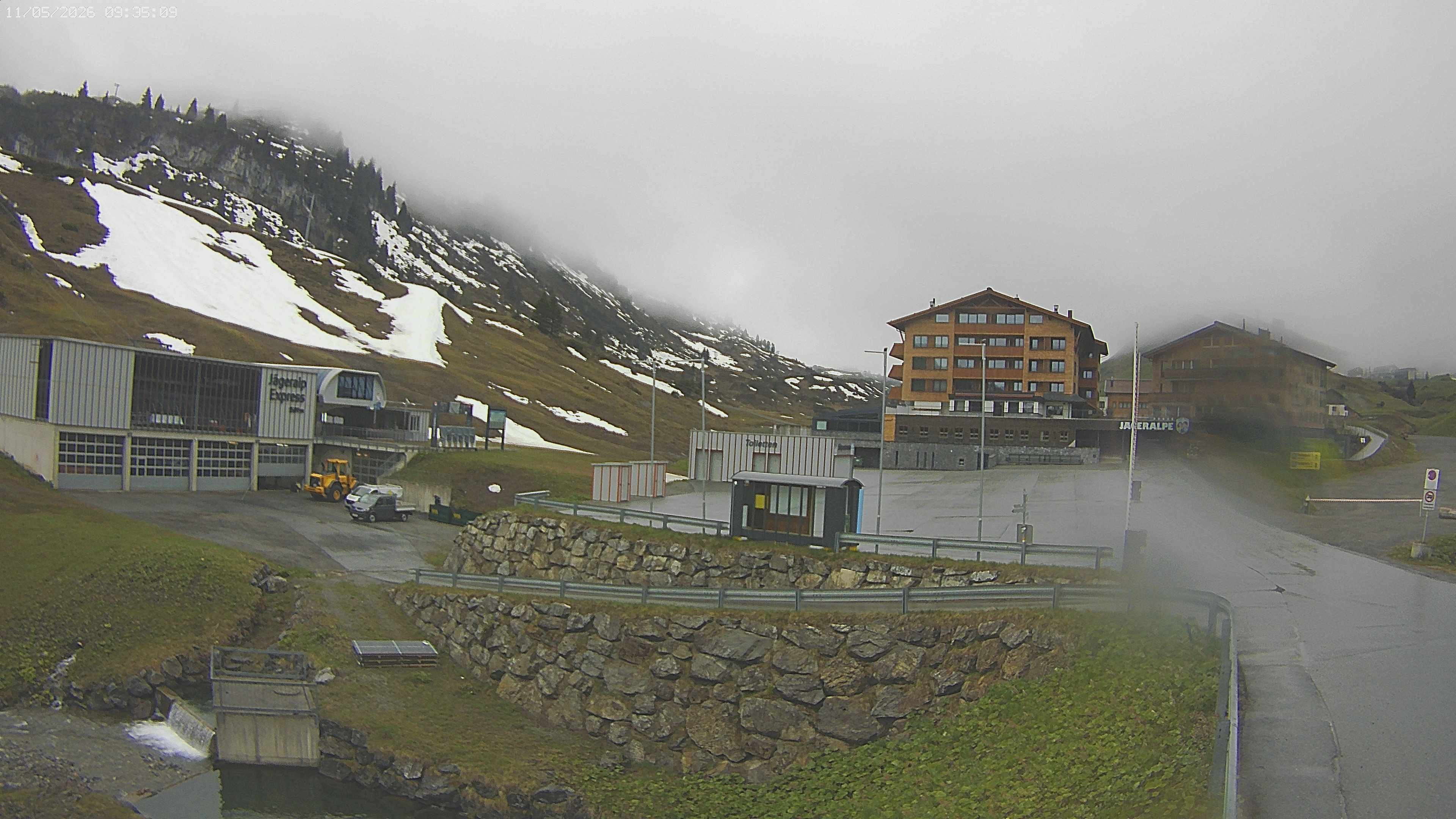 Archiv Foto Webcam Jägeralpe: Blick aufs Hotel