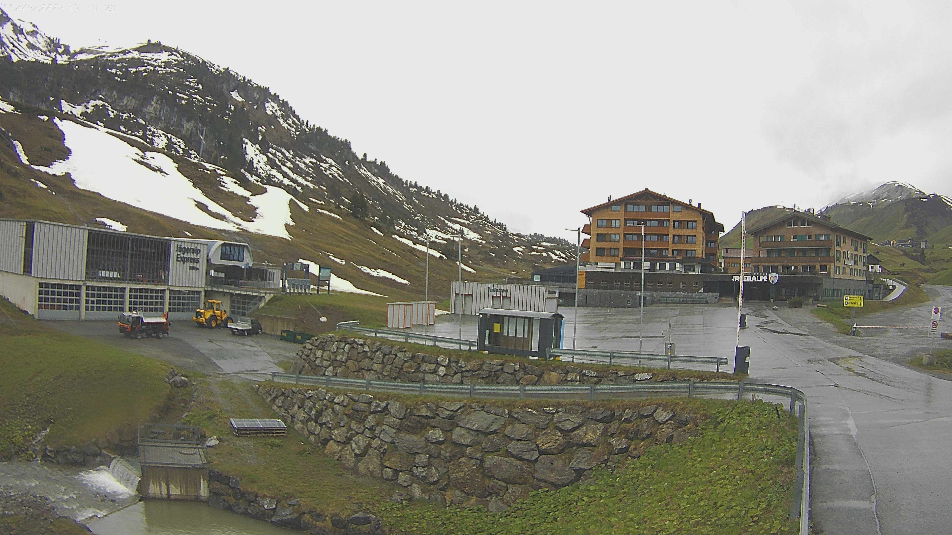 Archived image Webcam Jägeralpe: View Hotel
