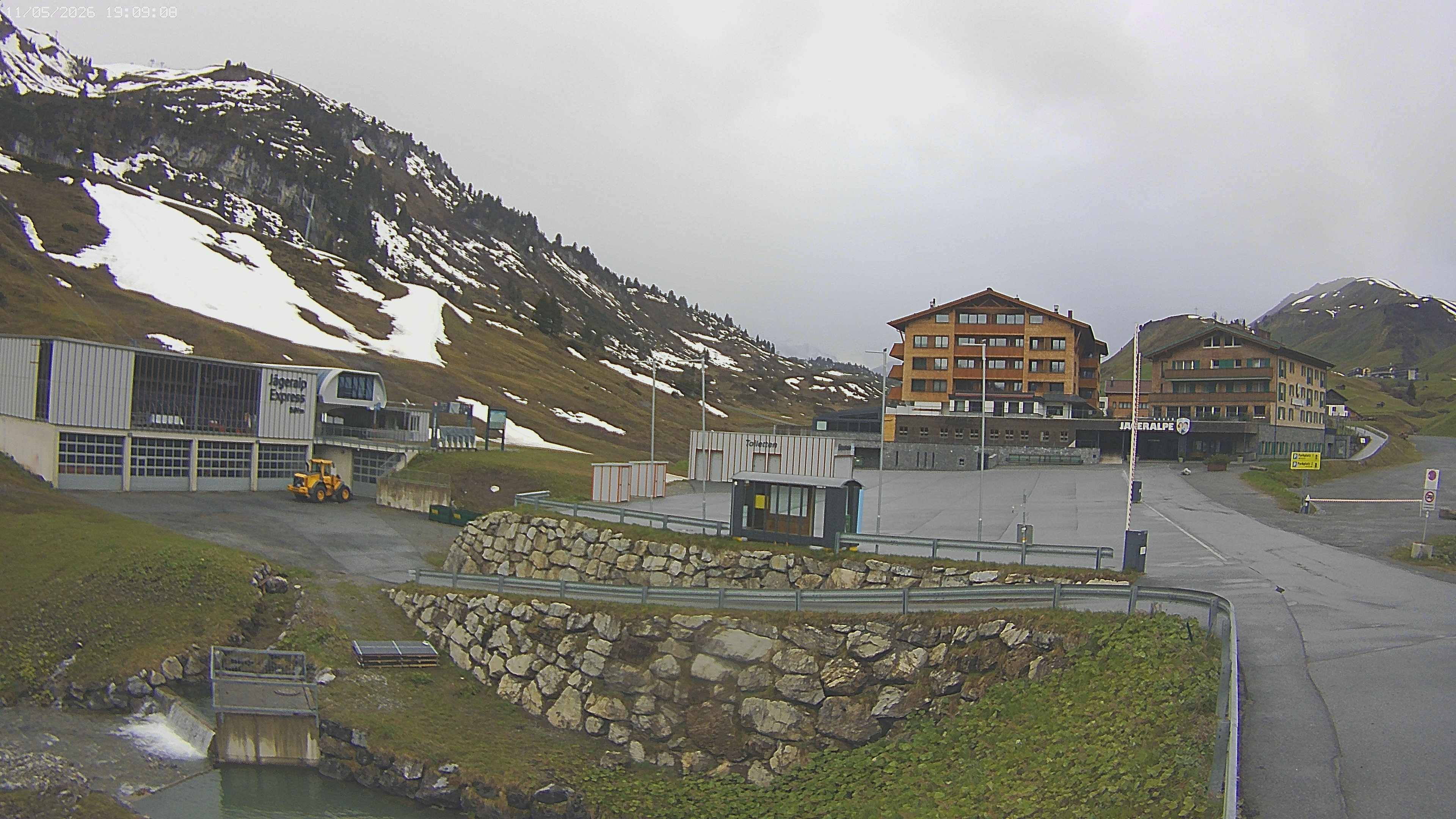 Archived image Webcam Jägeralpe: View Hotel