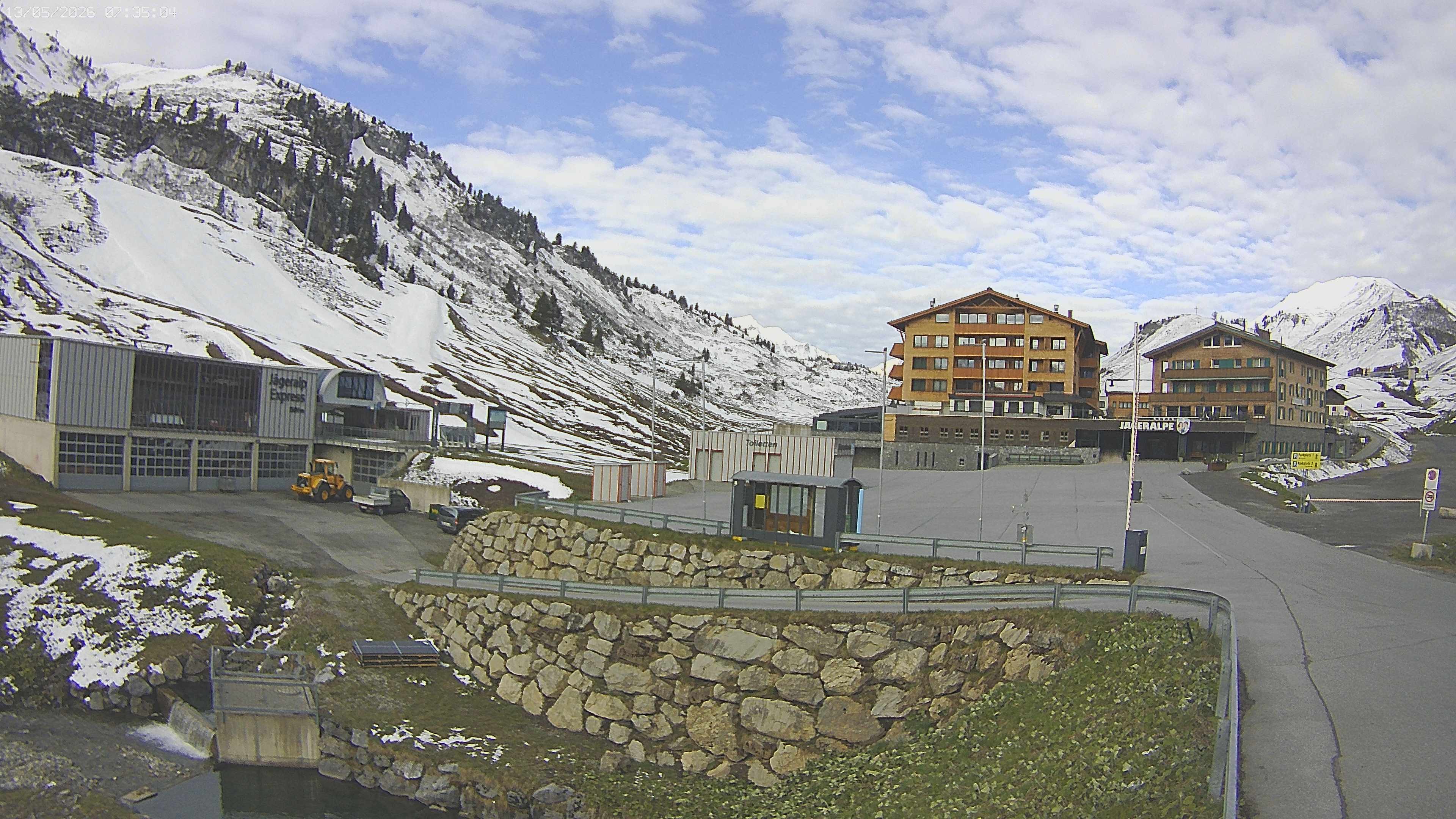Archiv Foto Webcam Jägeralpe: Blick aufs Hotel