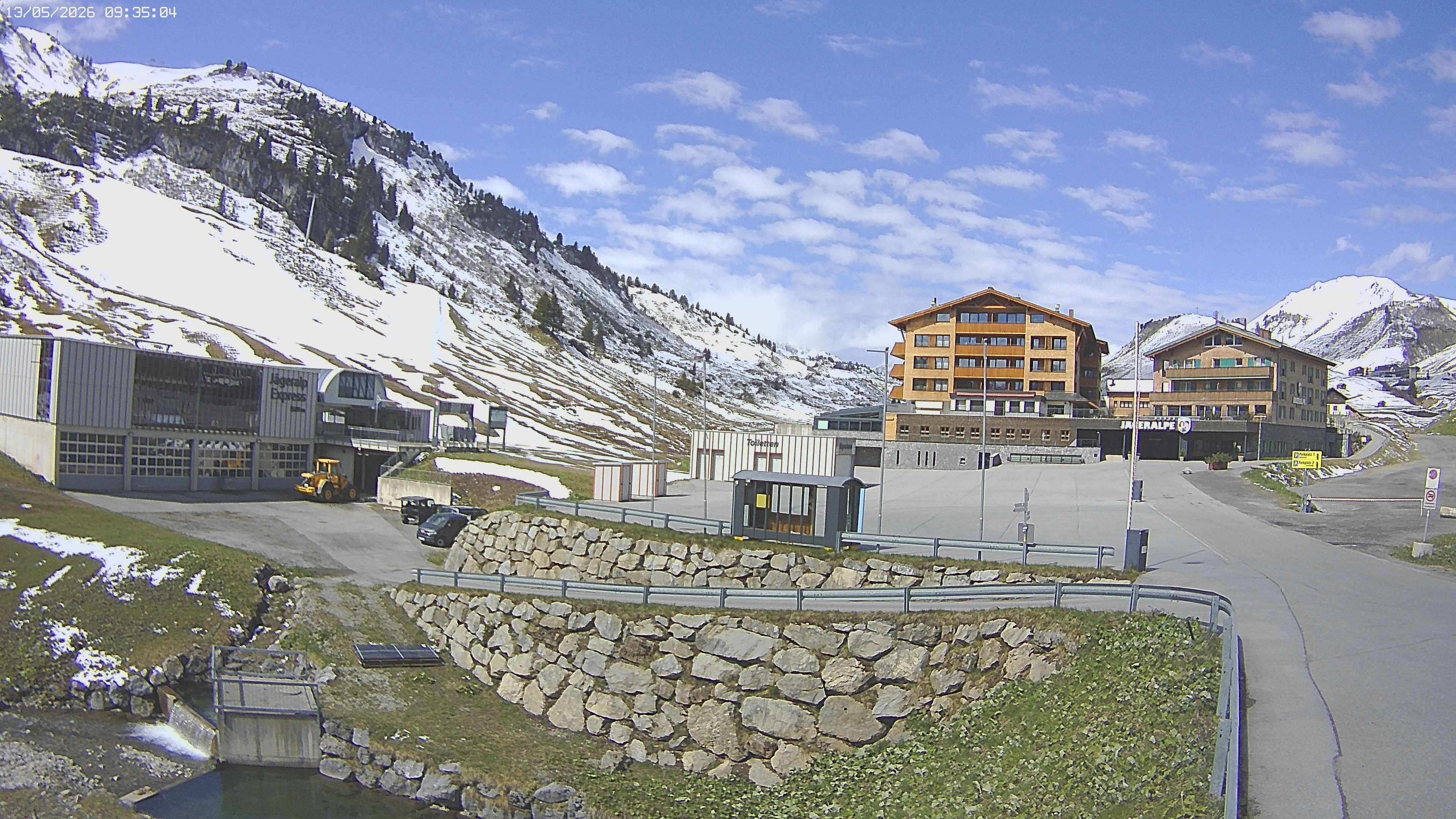 Archiv Foto Webcam Jägeralpe: Blick aufs Hotel