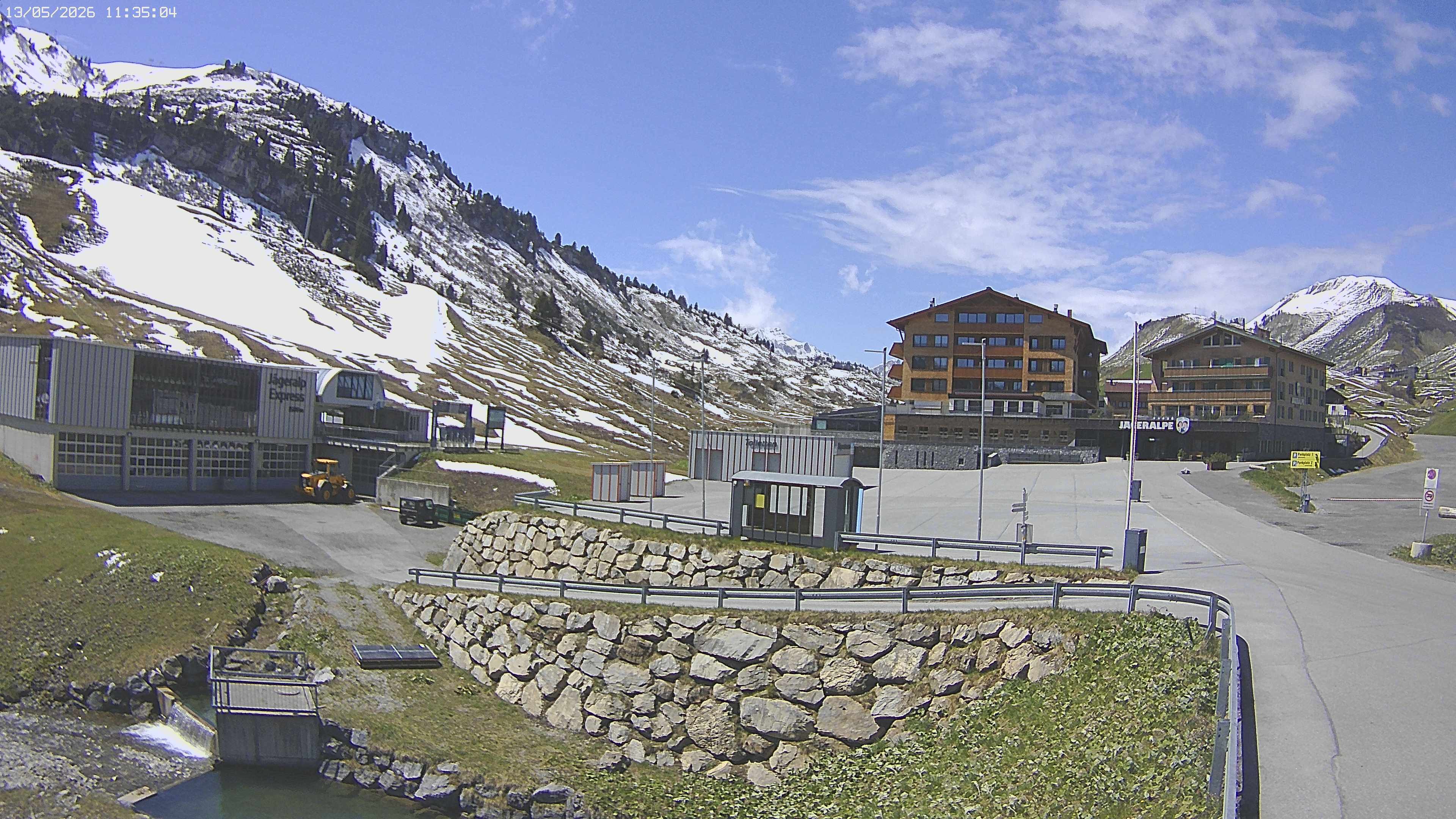 Archiv Foto Webcam Jägeralpe: Blick aufs Hotel