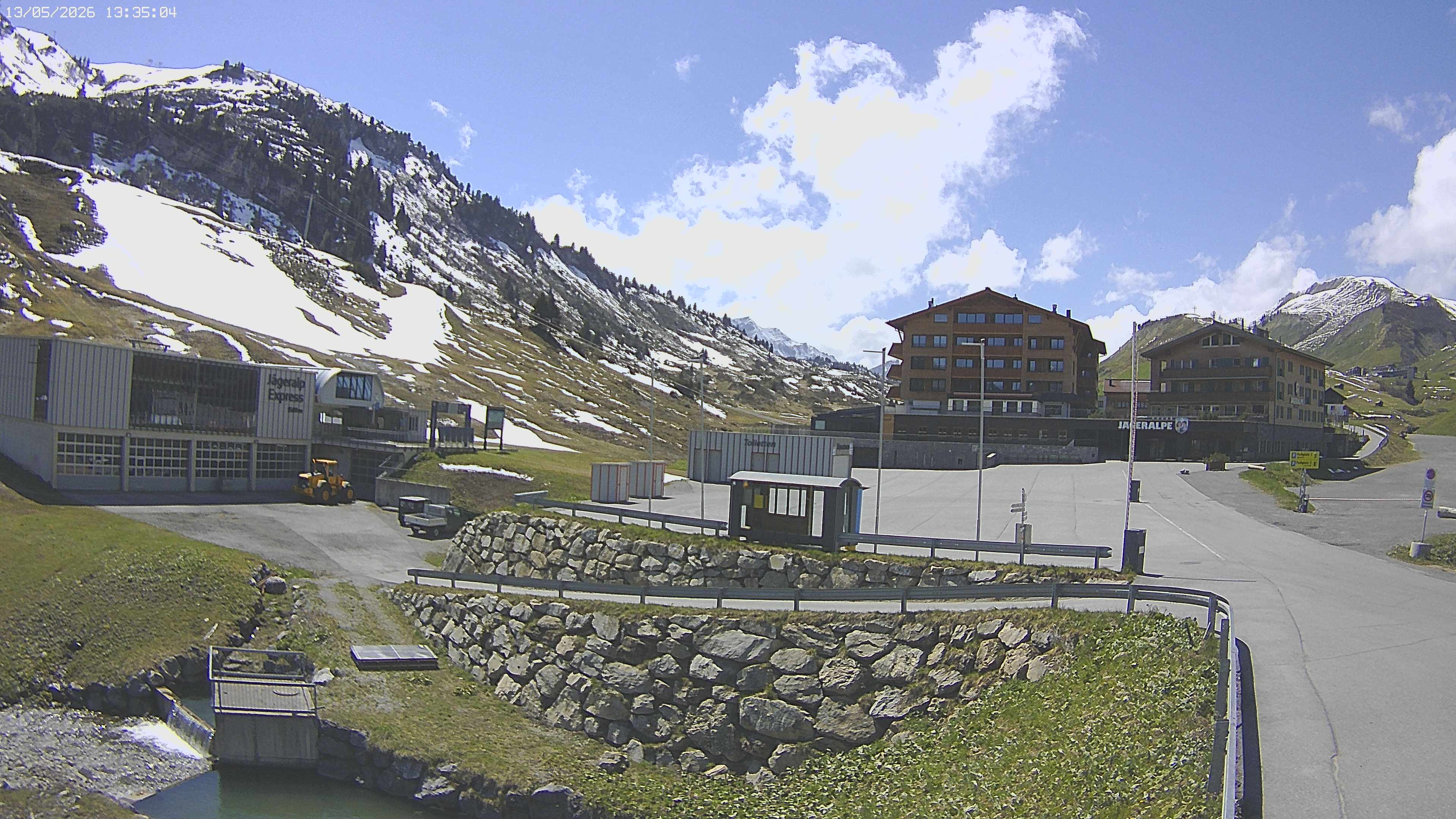 Archiv Foto Webcam Jägeralpe: Blick aufs Hotel