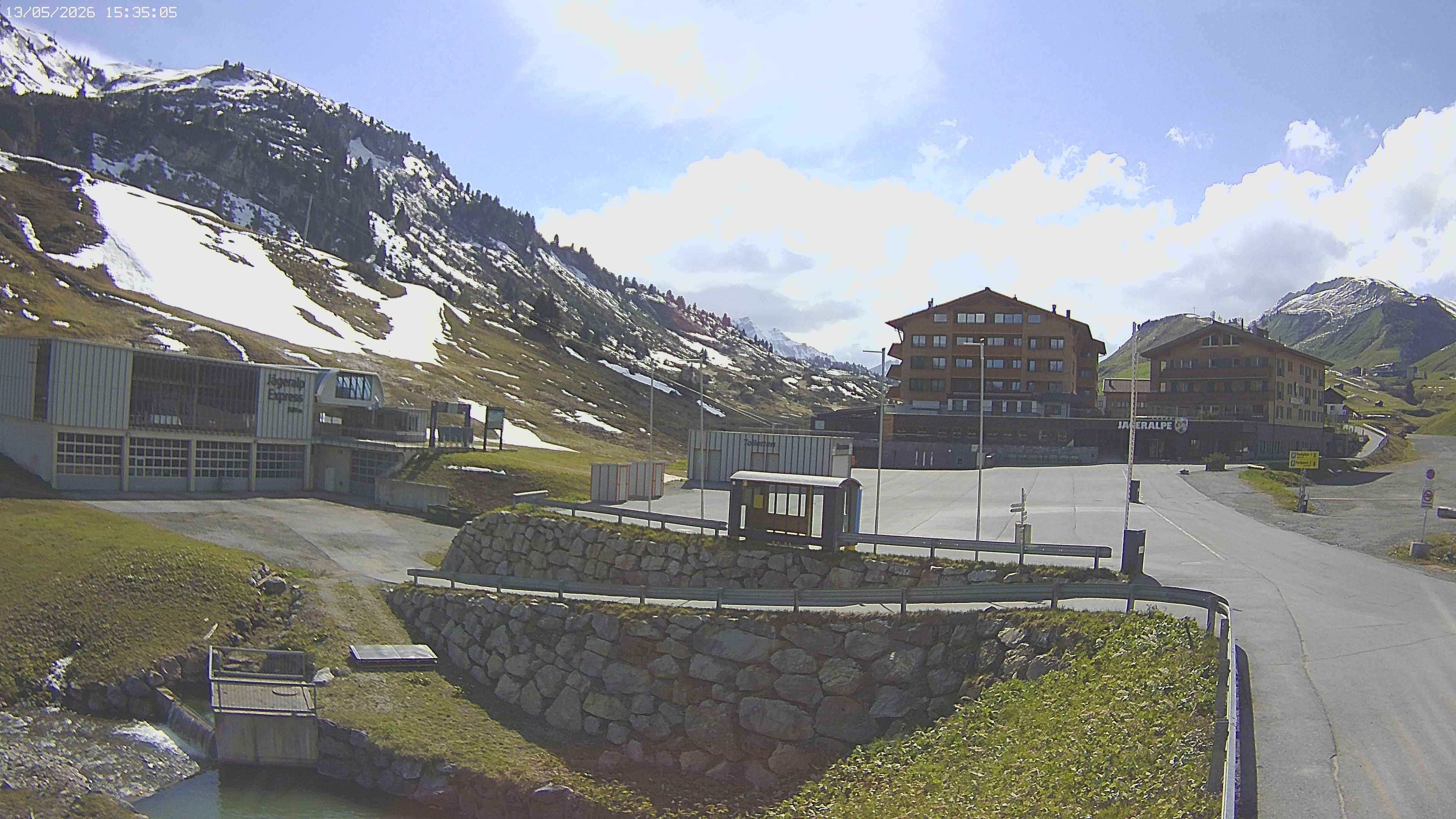 Archiv Foto Webcam Jägeralpe: Blick aufs Hotel