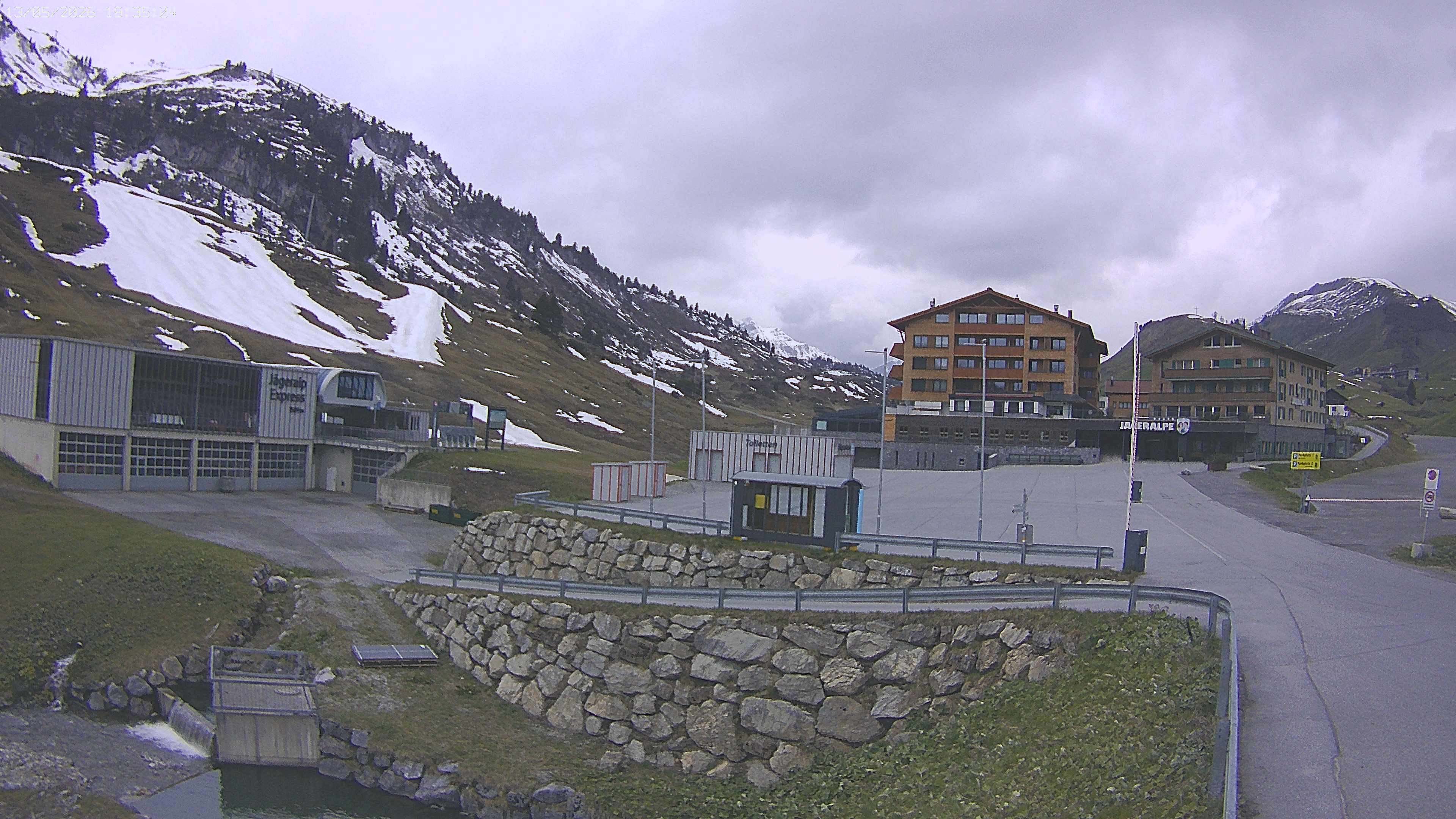 Archiv Foto Webcam Jägeralpe: Blick aufs Hotel