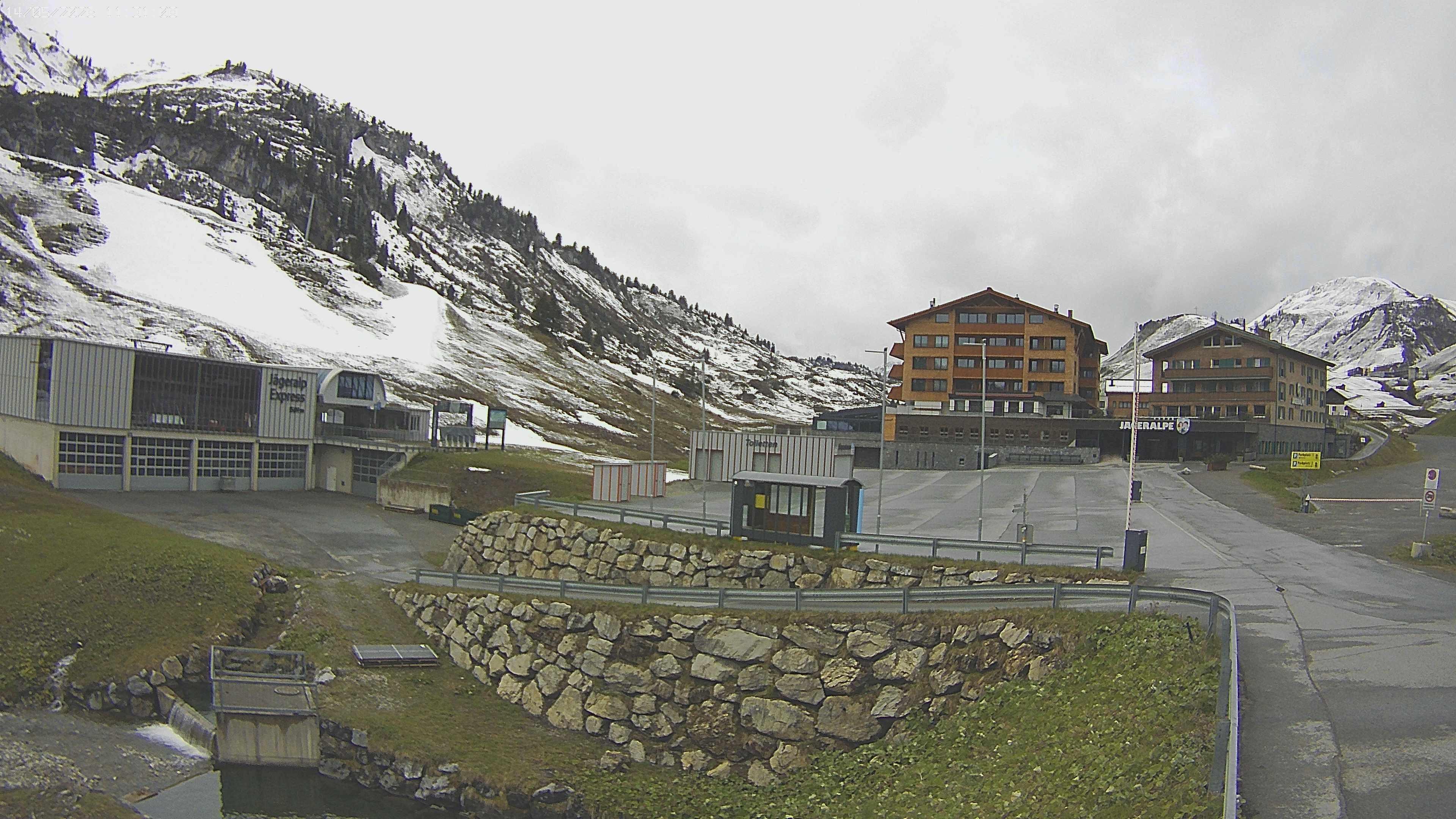 Archiv Foto Webcam Jägeralpe: Blick aufs Hotel