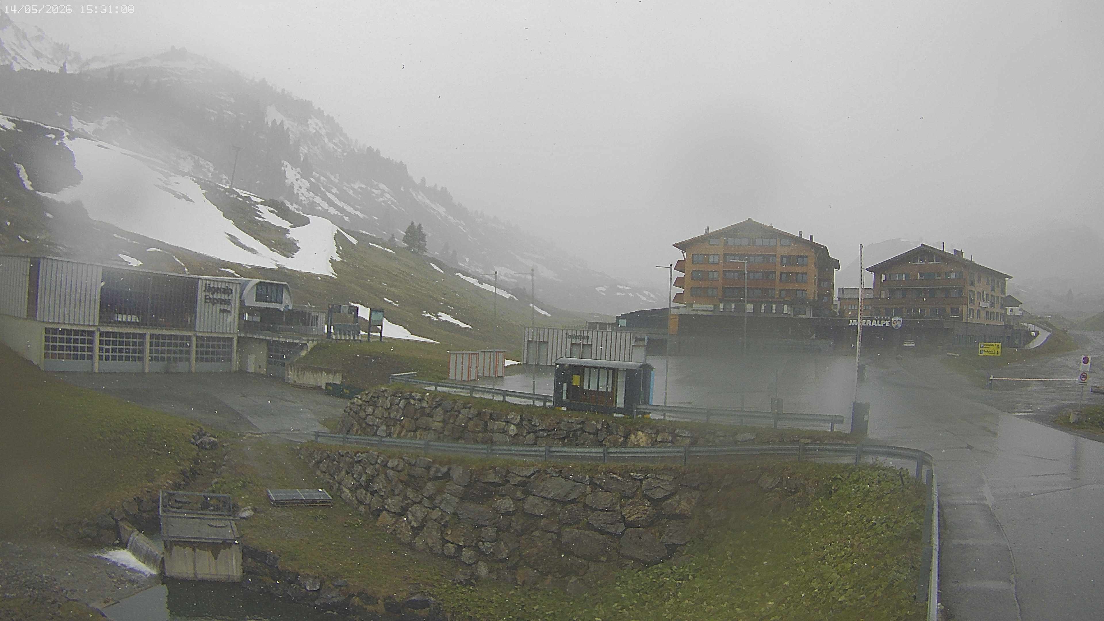 Archiv Foto Webcam Jägeralpe: Blick aufs Hotel