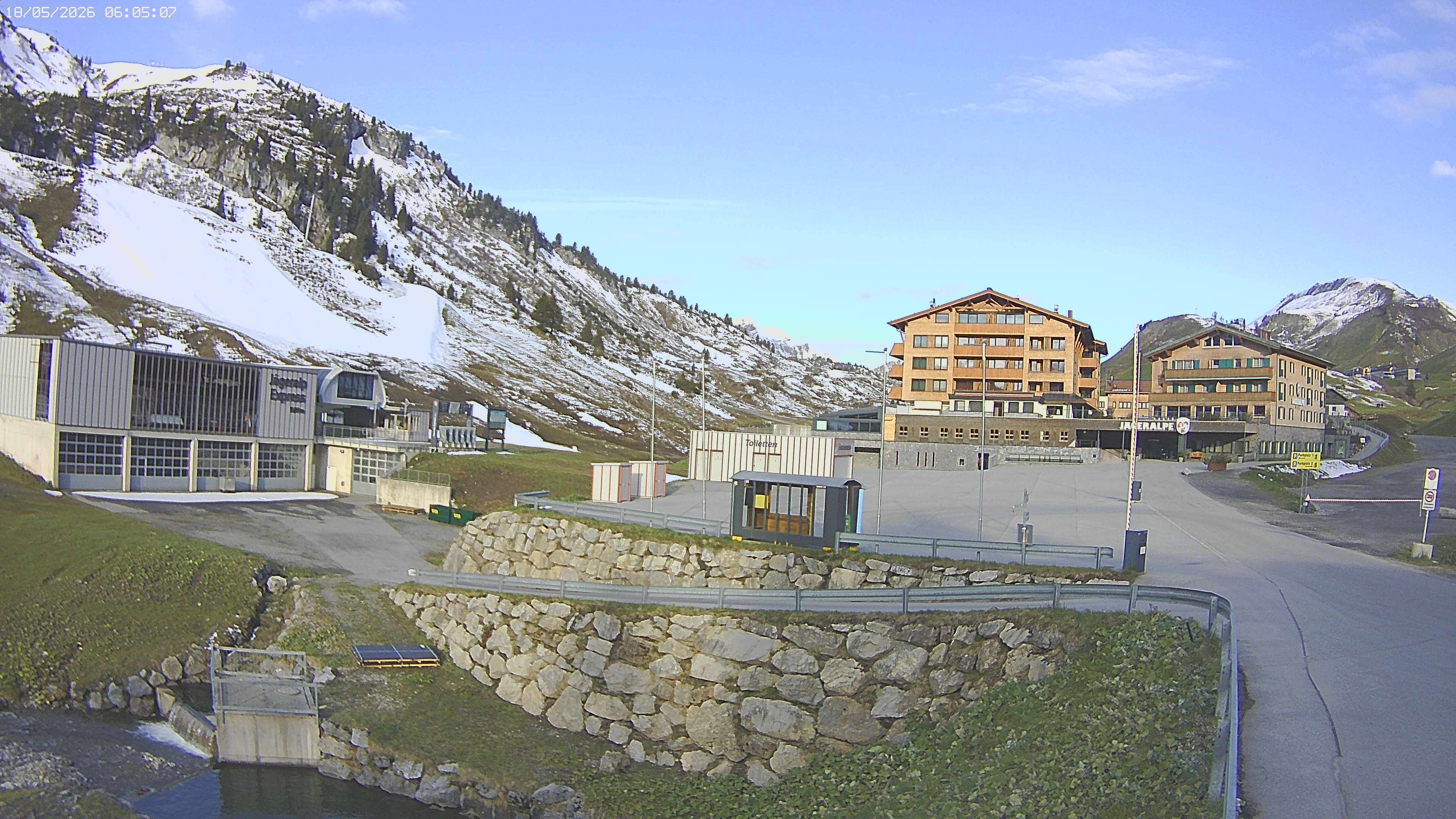 Archiv Foto Webcam Jägeralpe: Blick aufs Hotel