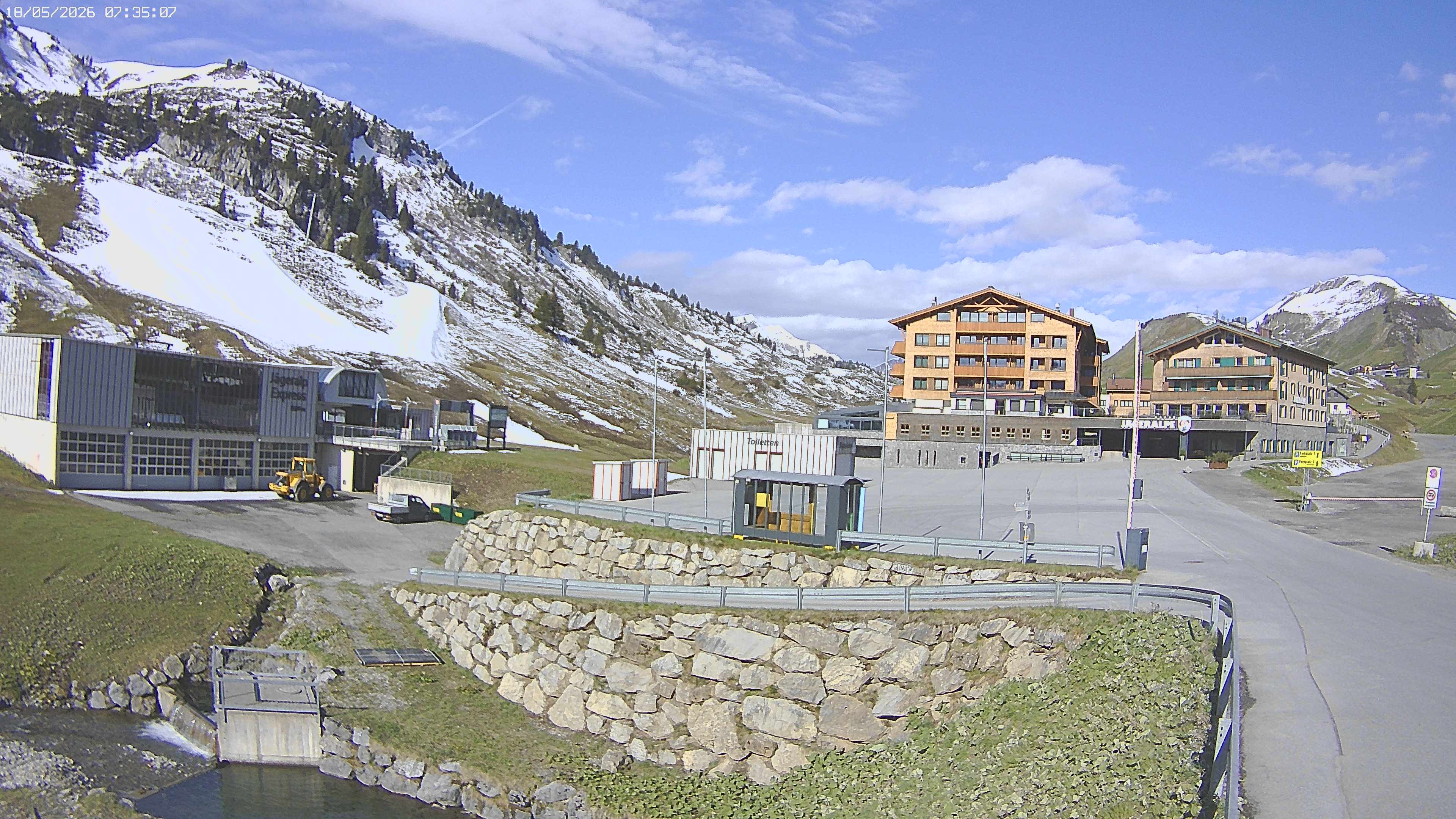 Archiv Foto Webcam Jägeralpe: Blick aufs Hotel