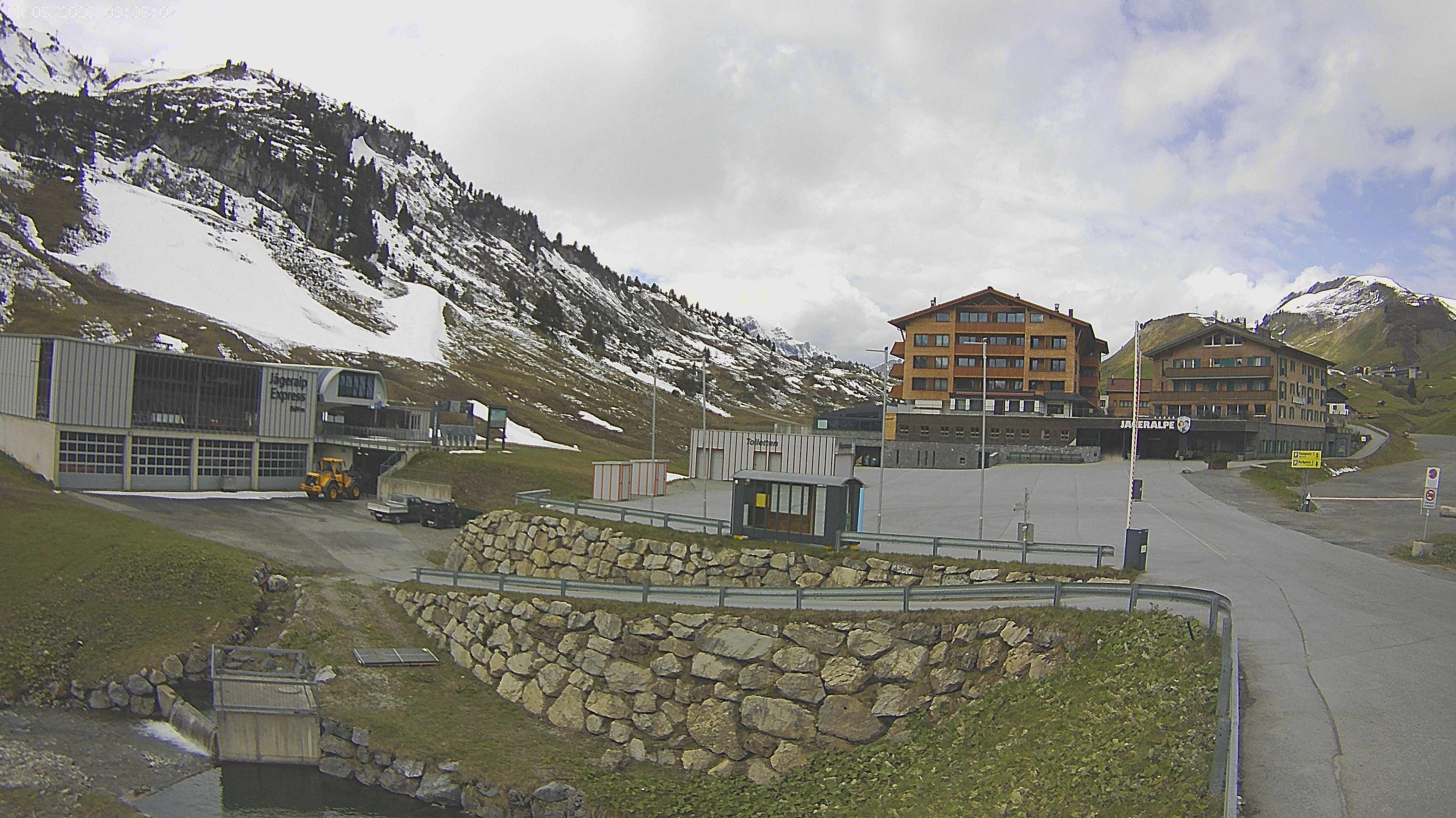 Archiv Foto Webcam Jägeralpe: Blick aufs Hotel