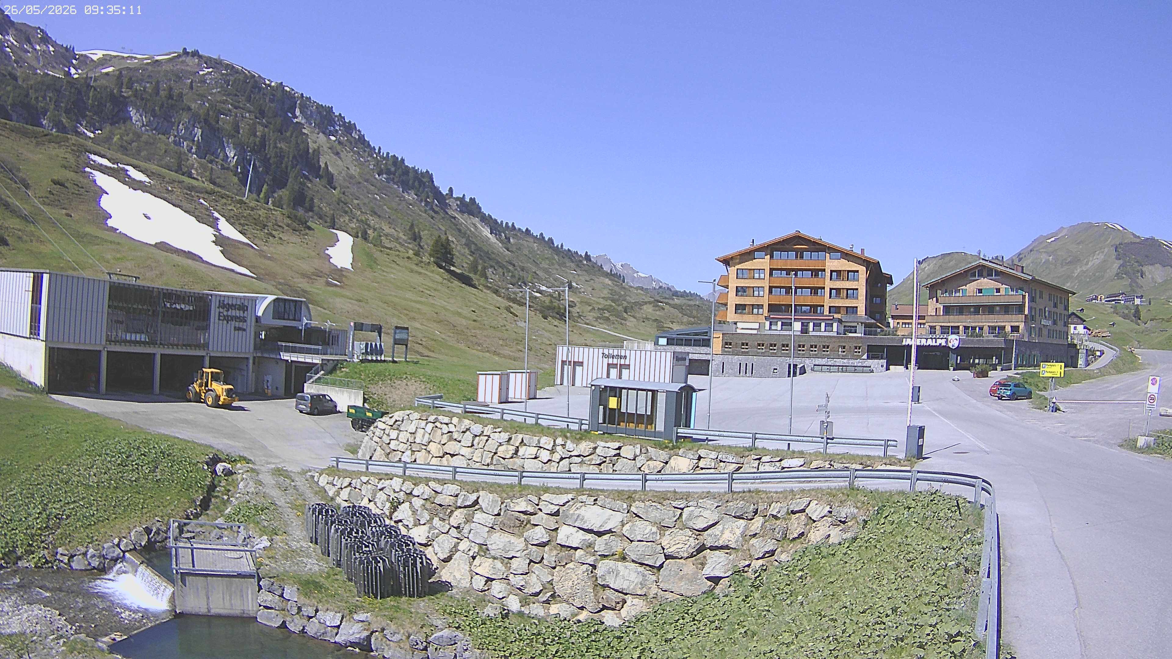 Archiv Foto Webcam Jägeralpe: Blick aufs Hotel