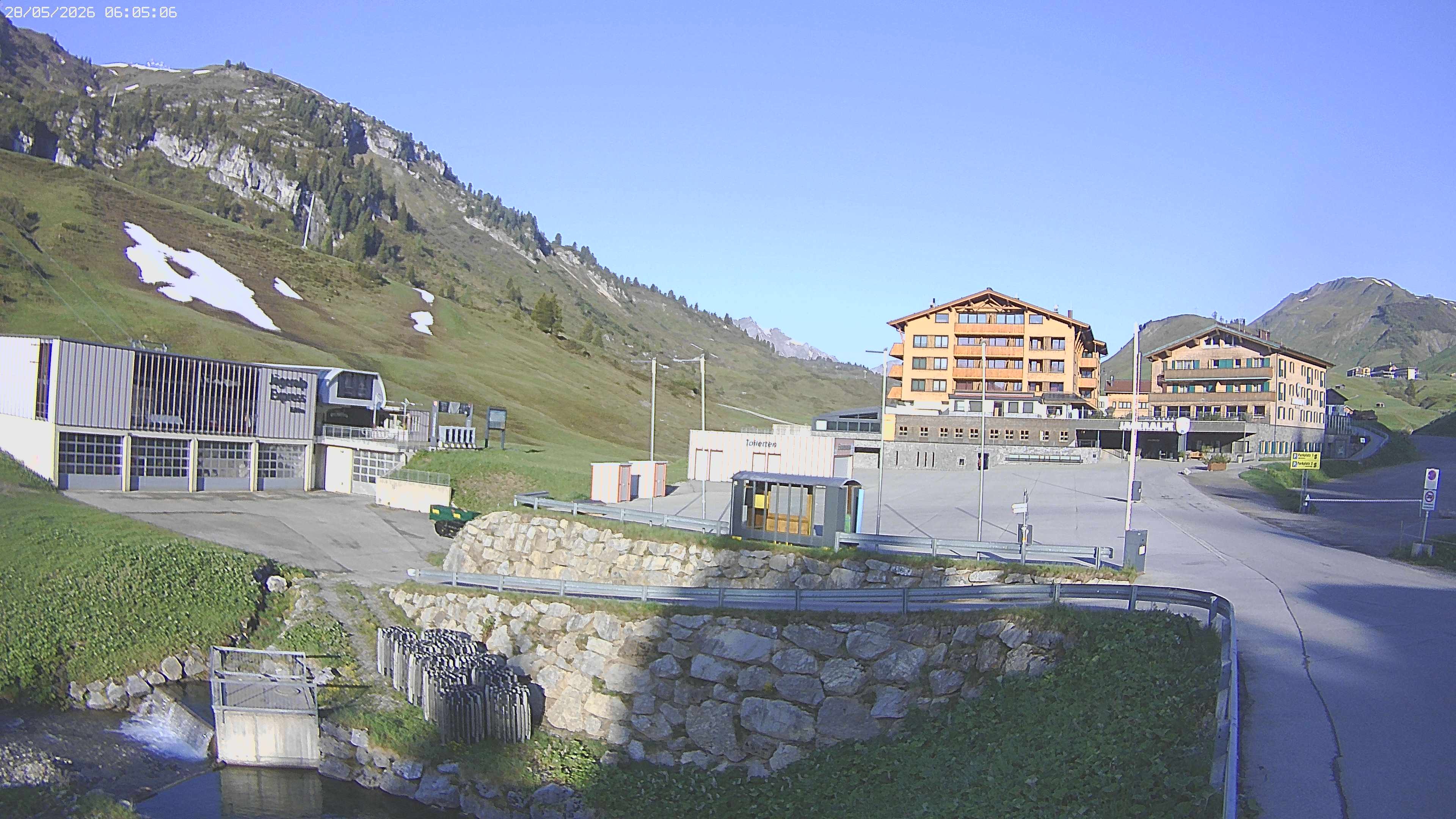 Archived image Webcam Jägeralpe: View Hotel