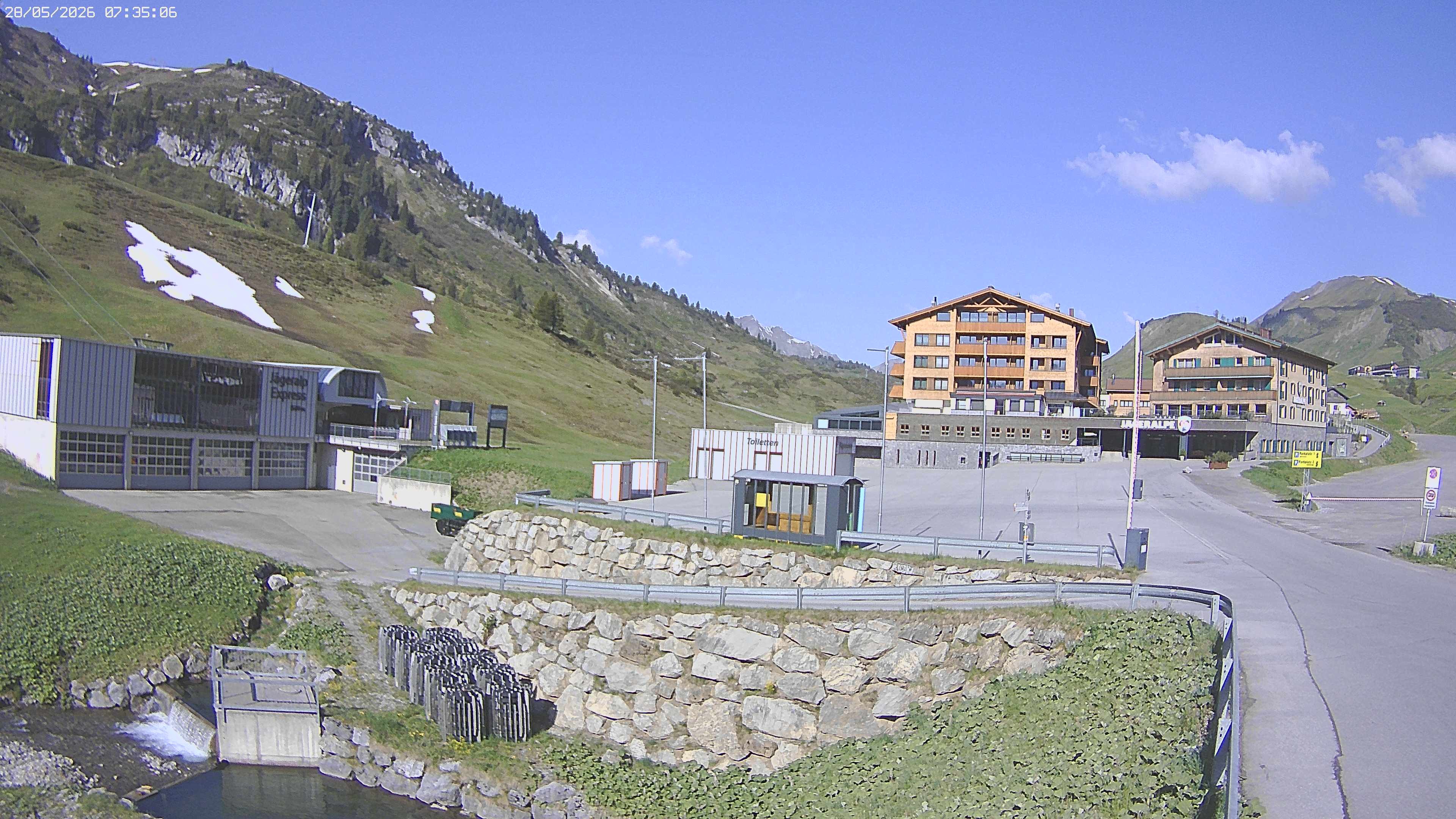 Archived image Webcam Jägeralpe: View Hotel
