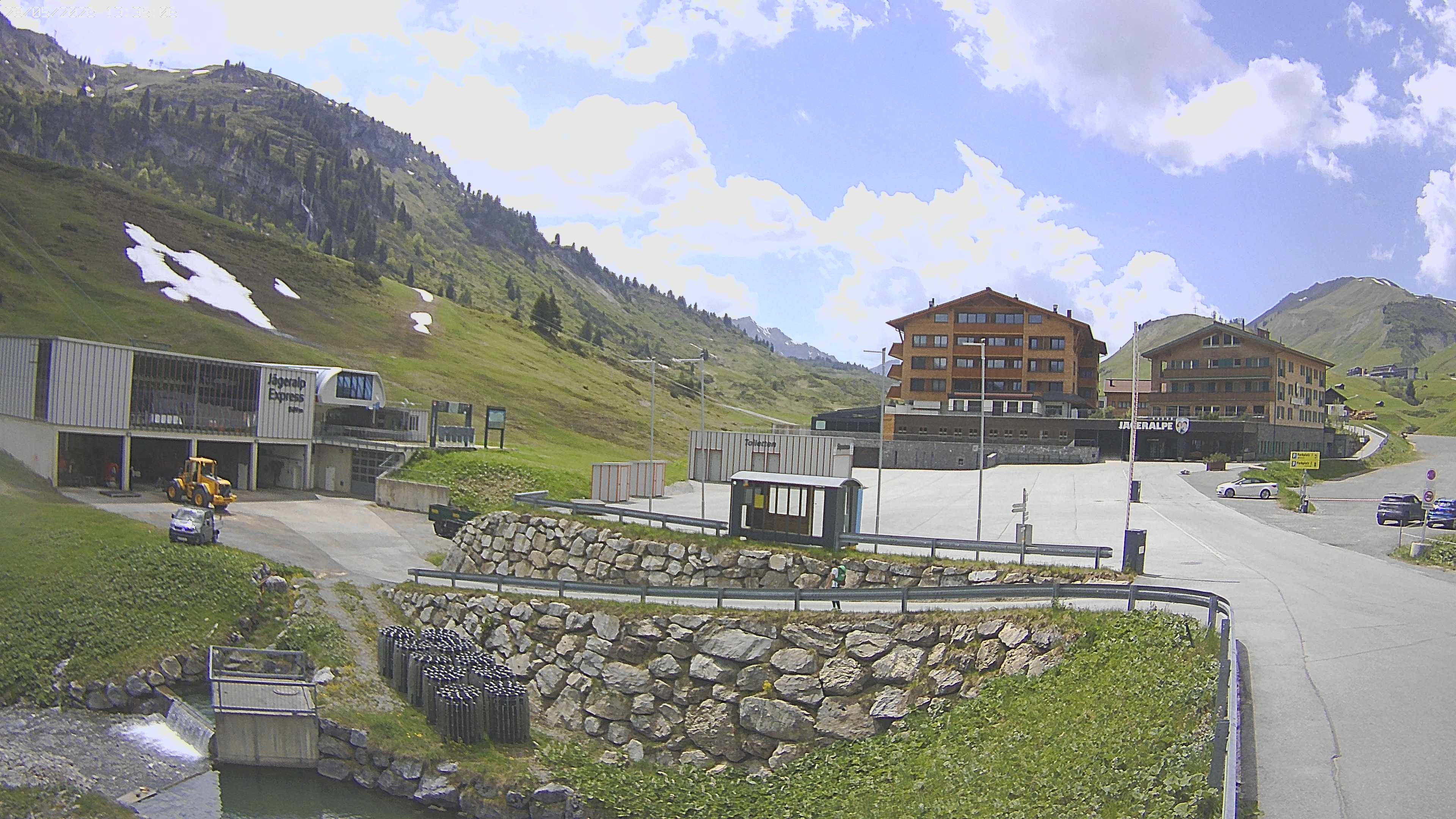 Archived image Webcam Jägeralpe: View Hotel