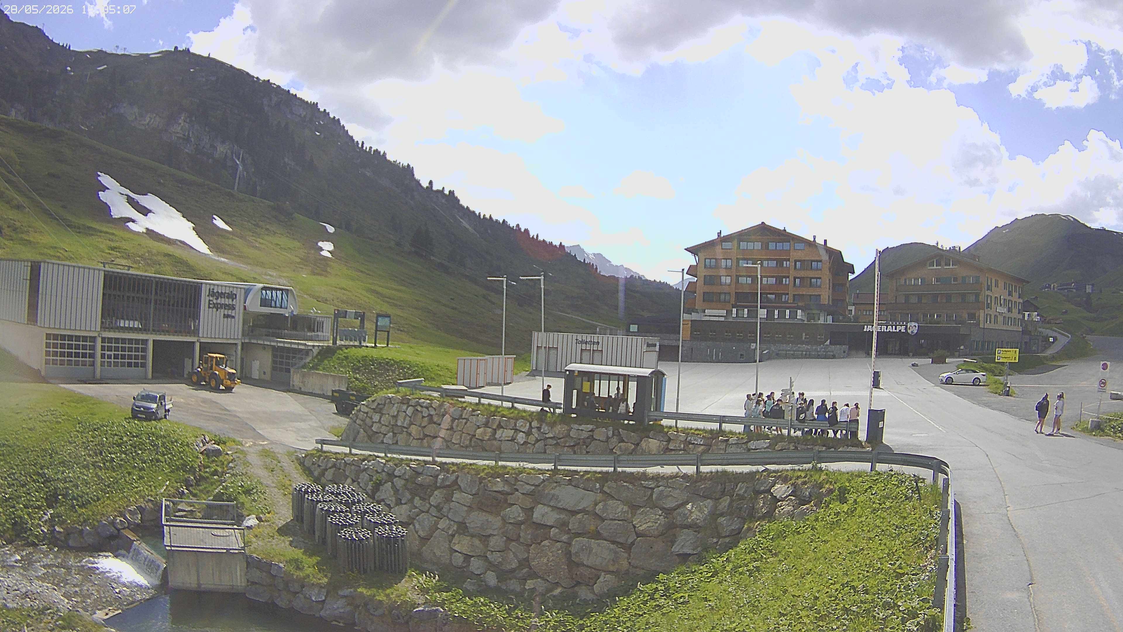 Archived image Webcam Jägeralpe: View Hotel