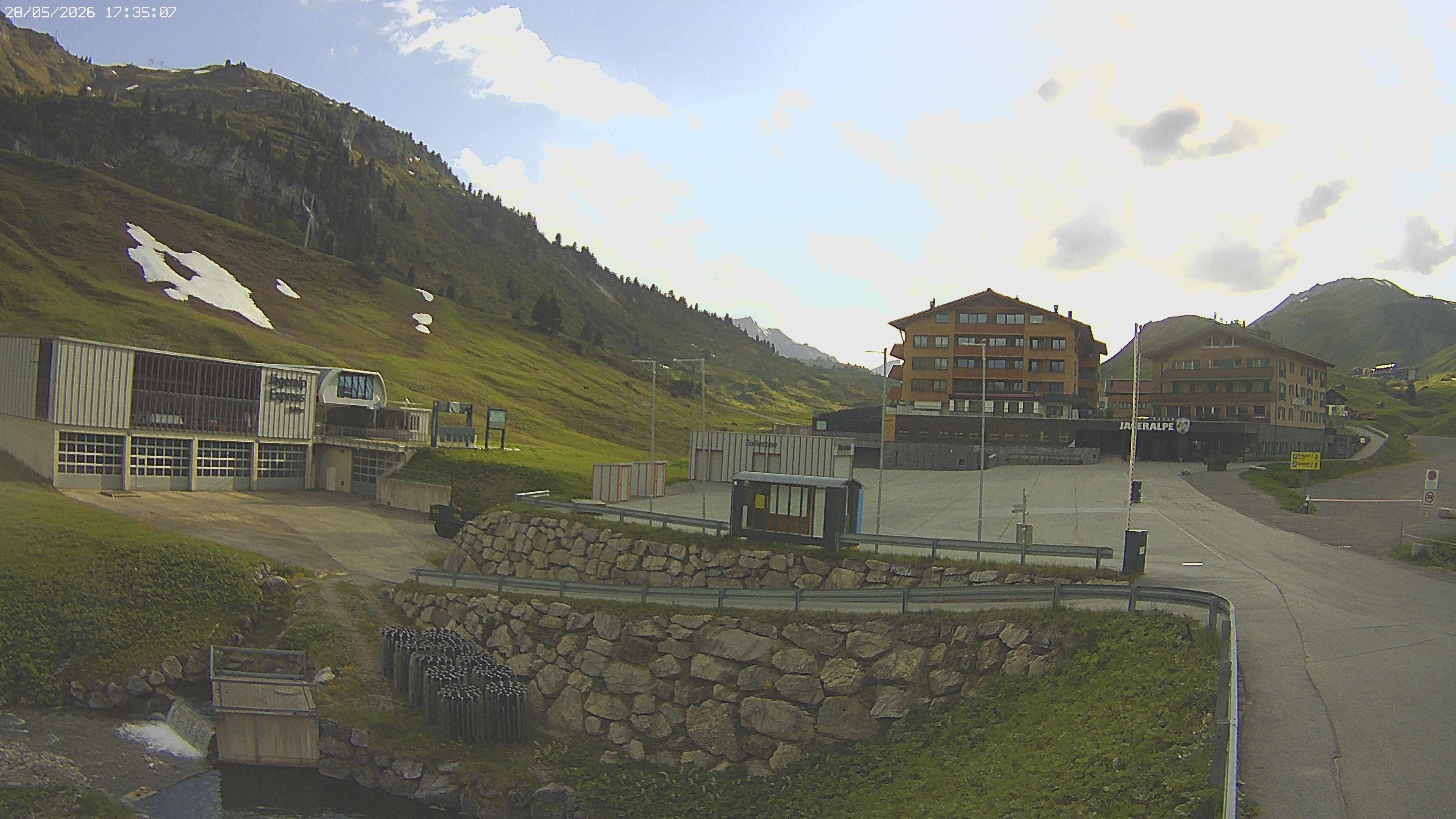 Archived image Webcam Jägeralpe: View Hotel