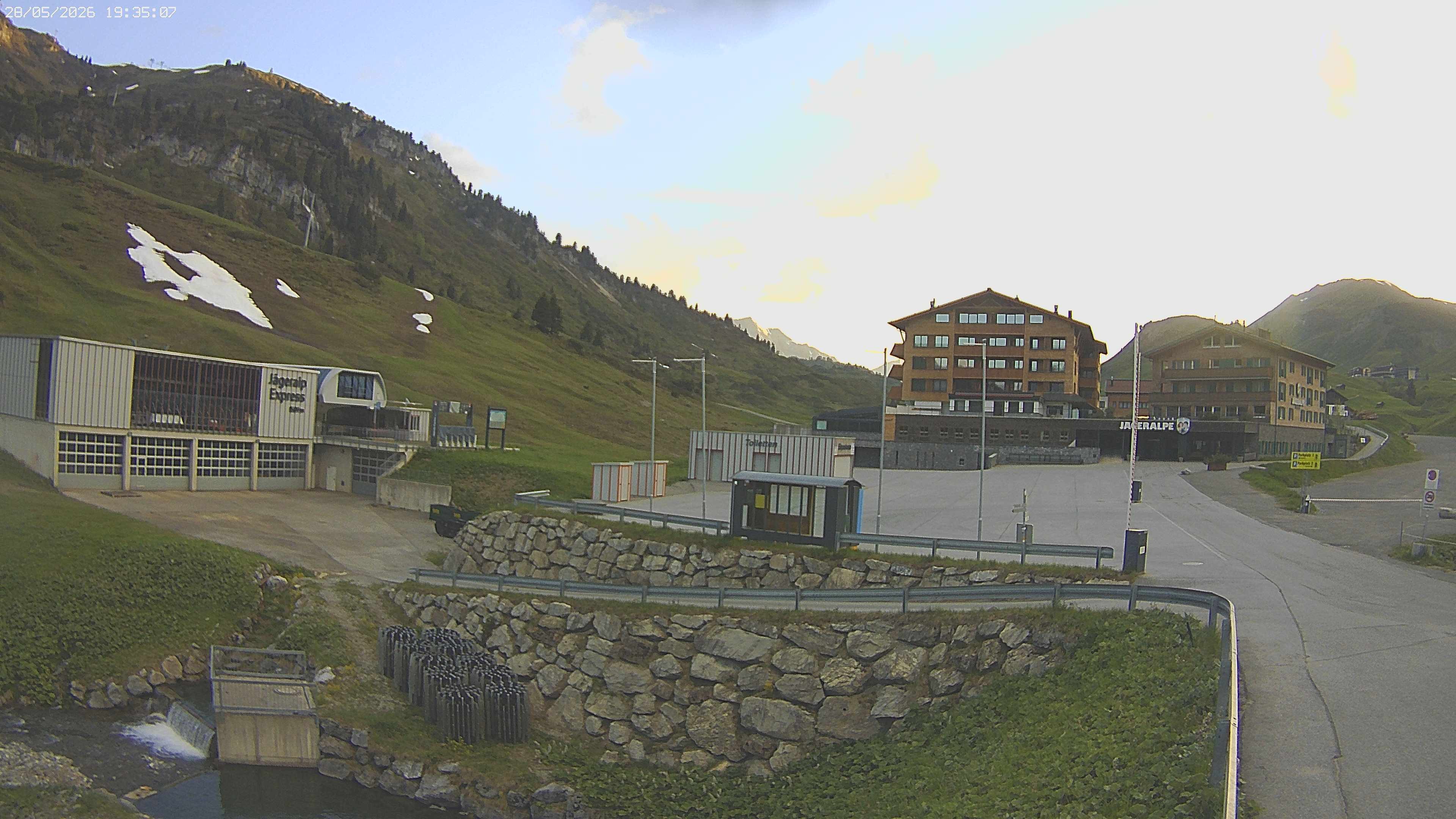 Archived image Webcam Jägeralpe: View Hotel