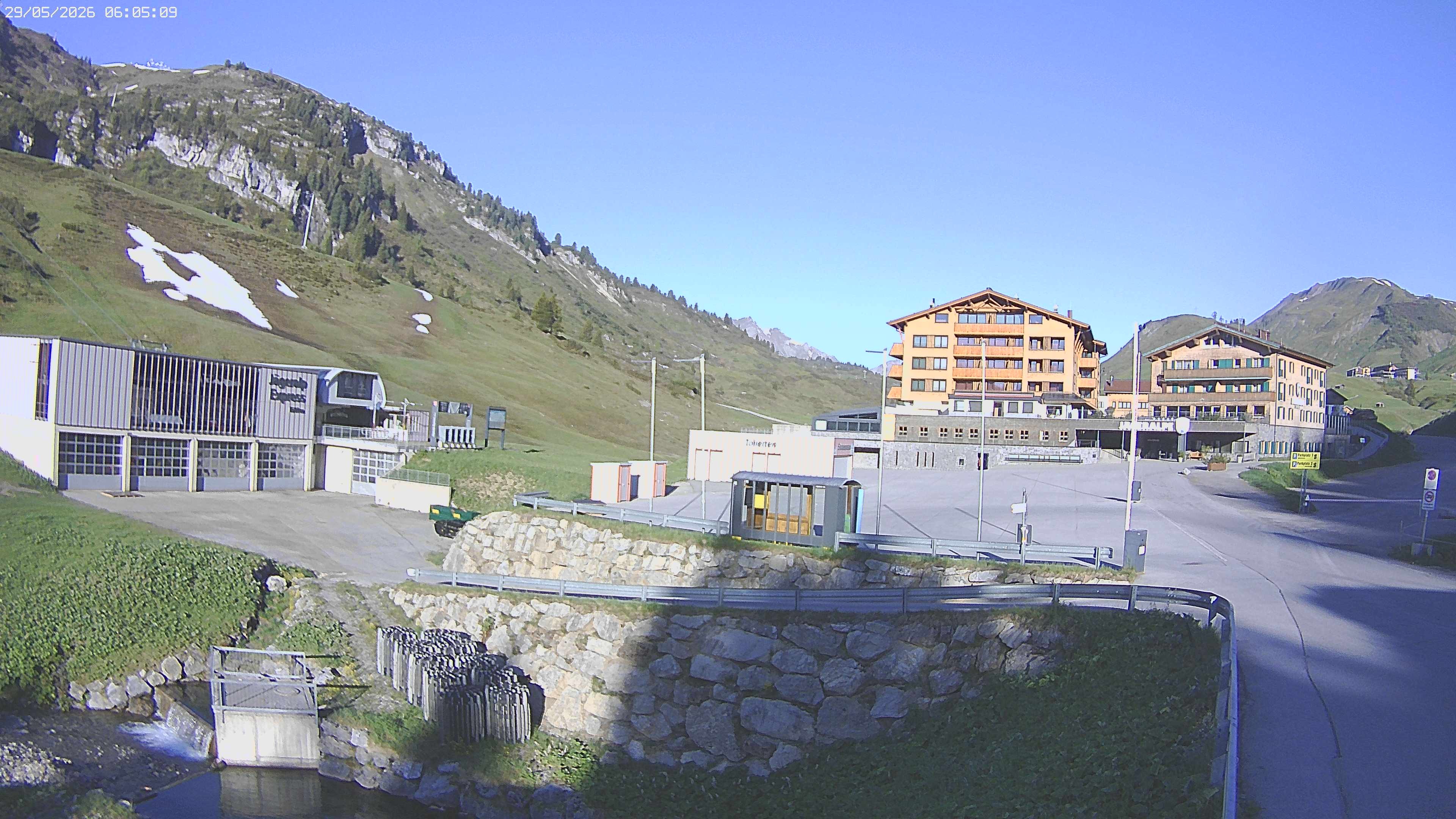 Archiv Foto Webcam Jägeralpe: Blick aufs Hotel