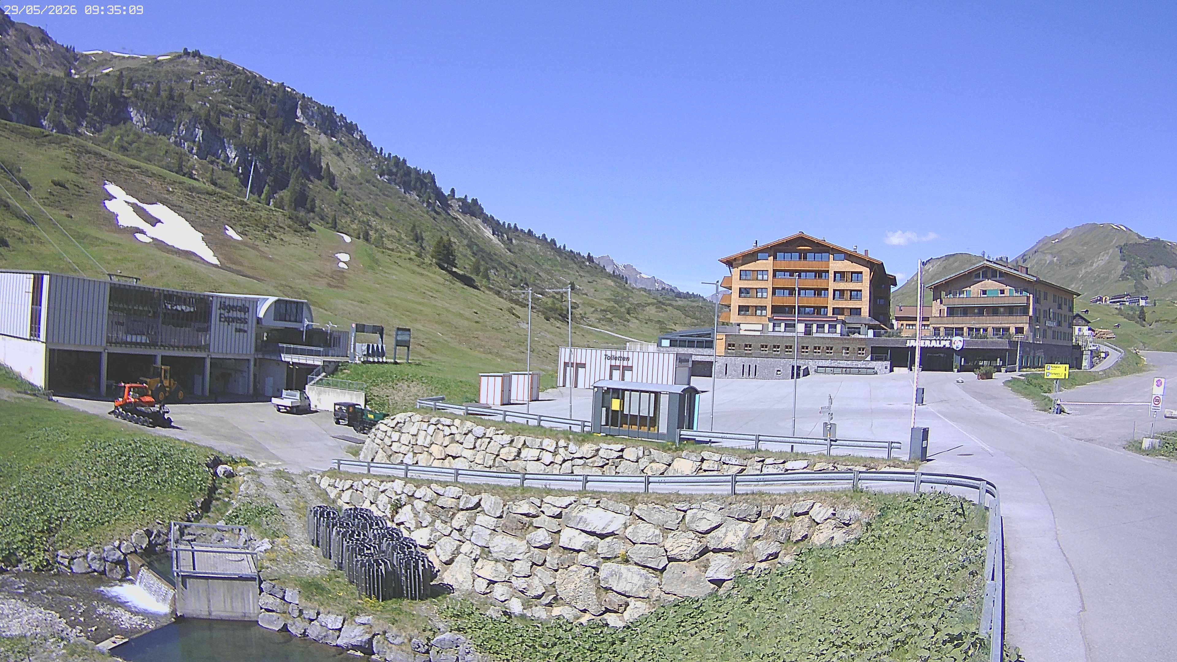Archiv Foto Webcam Jägeralpe: Blick aufs Hotel