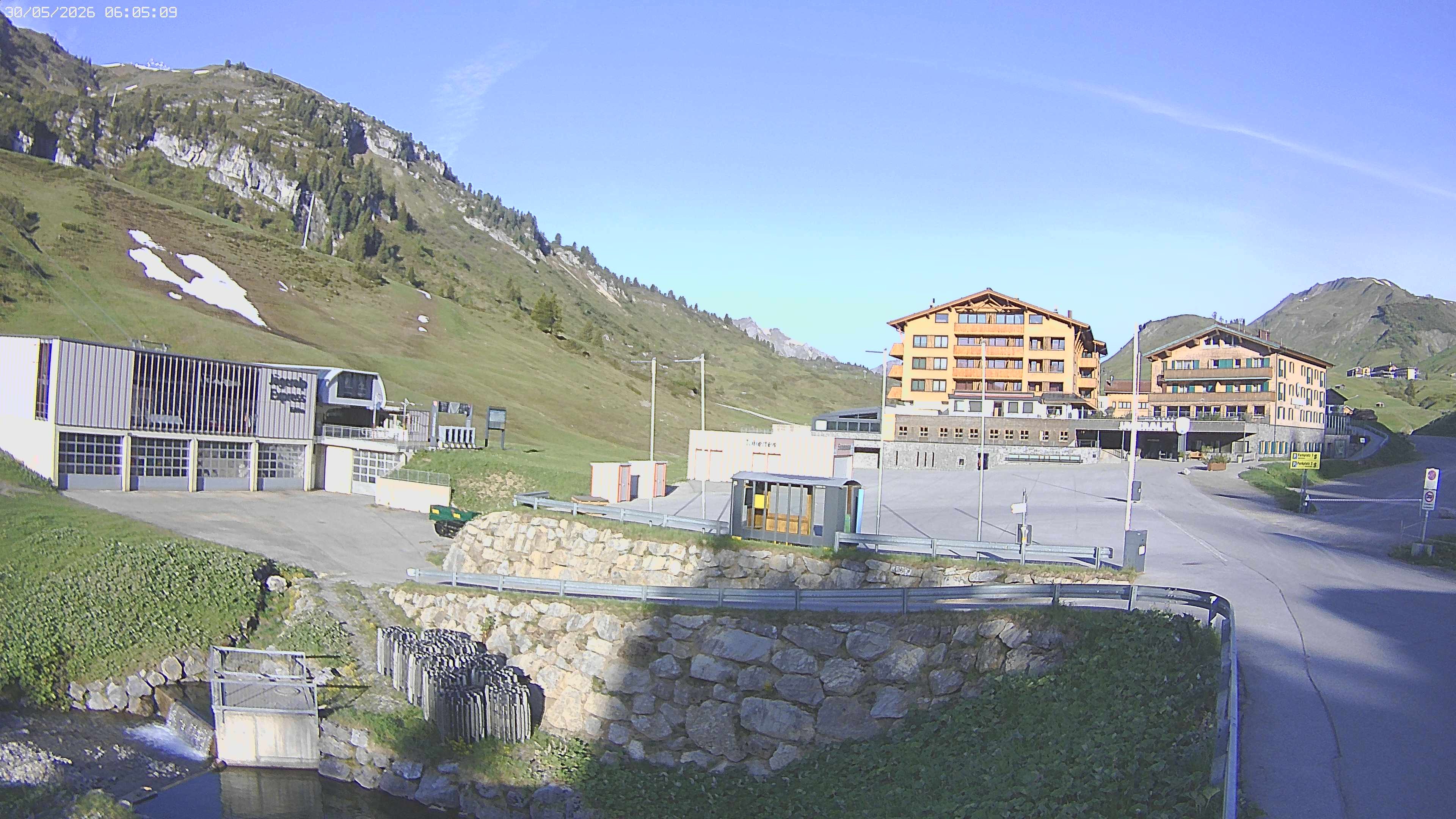 Archived image Webcam Jägeralpe: View Hotel