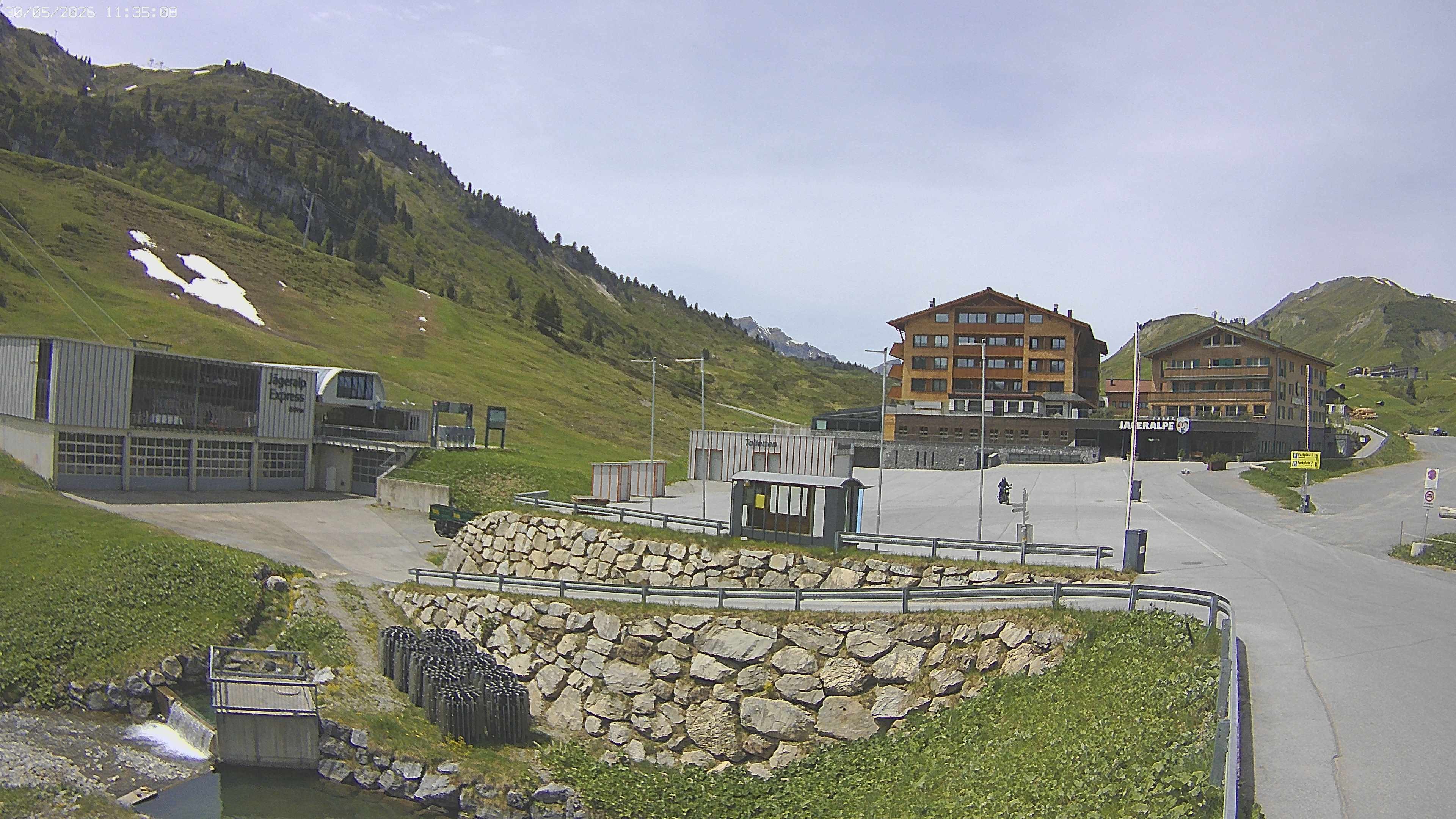 Archived image Webcam Jägeralpe: View Hotel