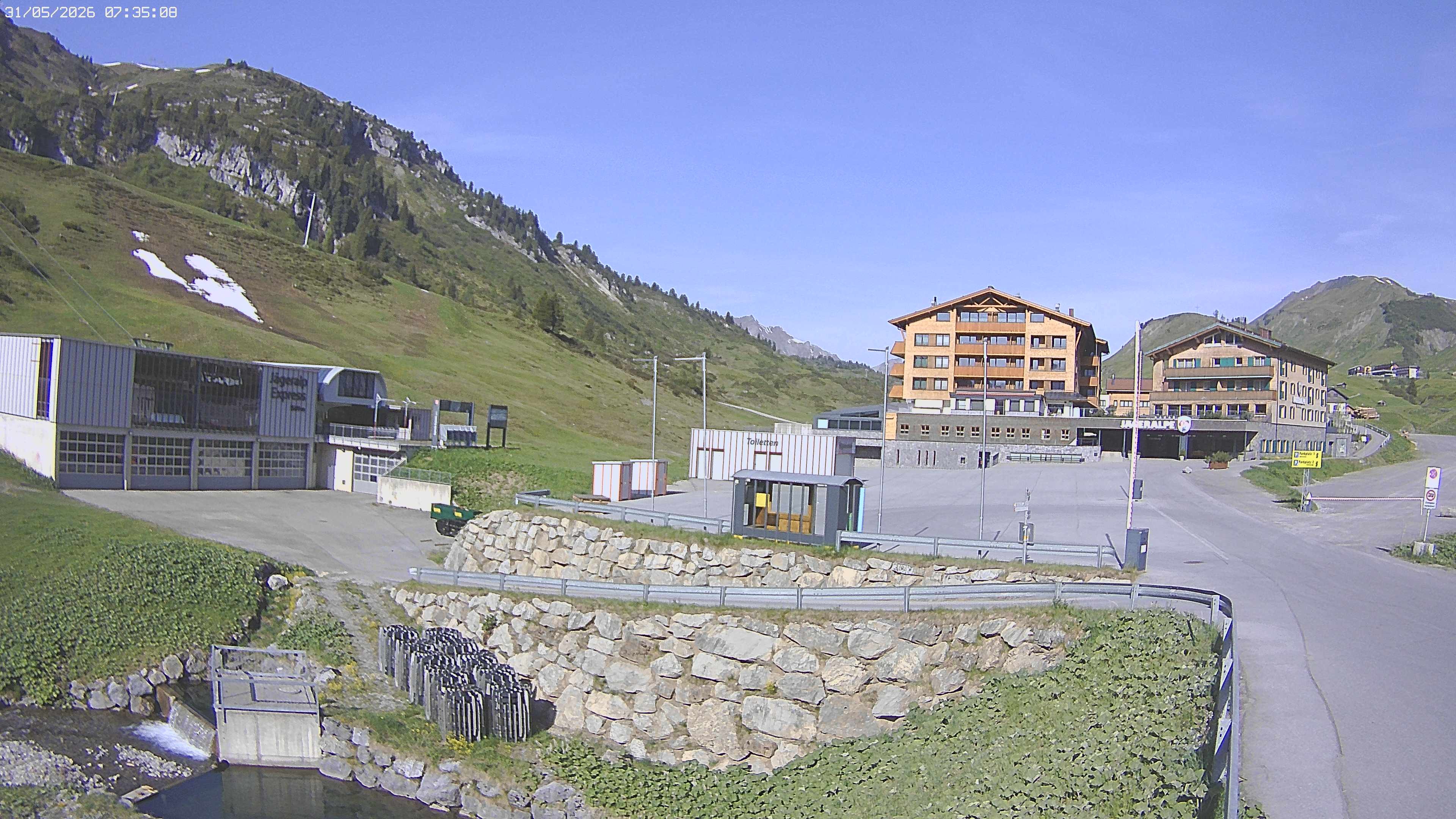 Archived image Webcam Jägeralpe: View Hotel