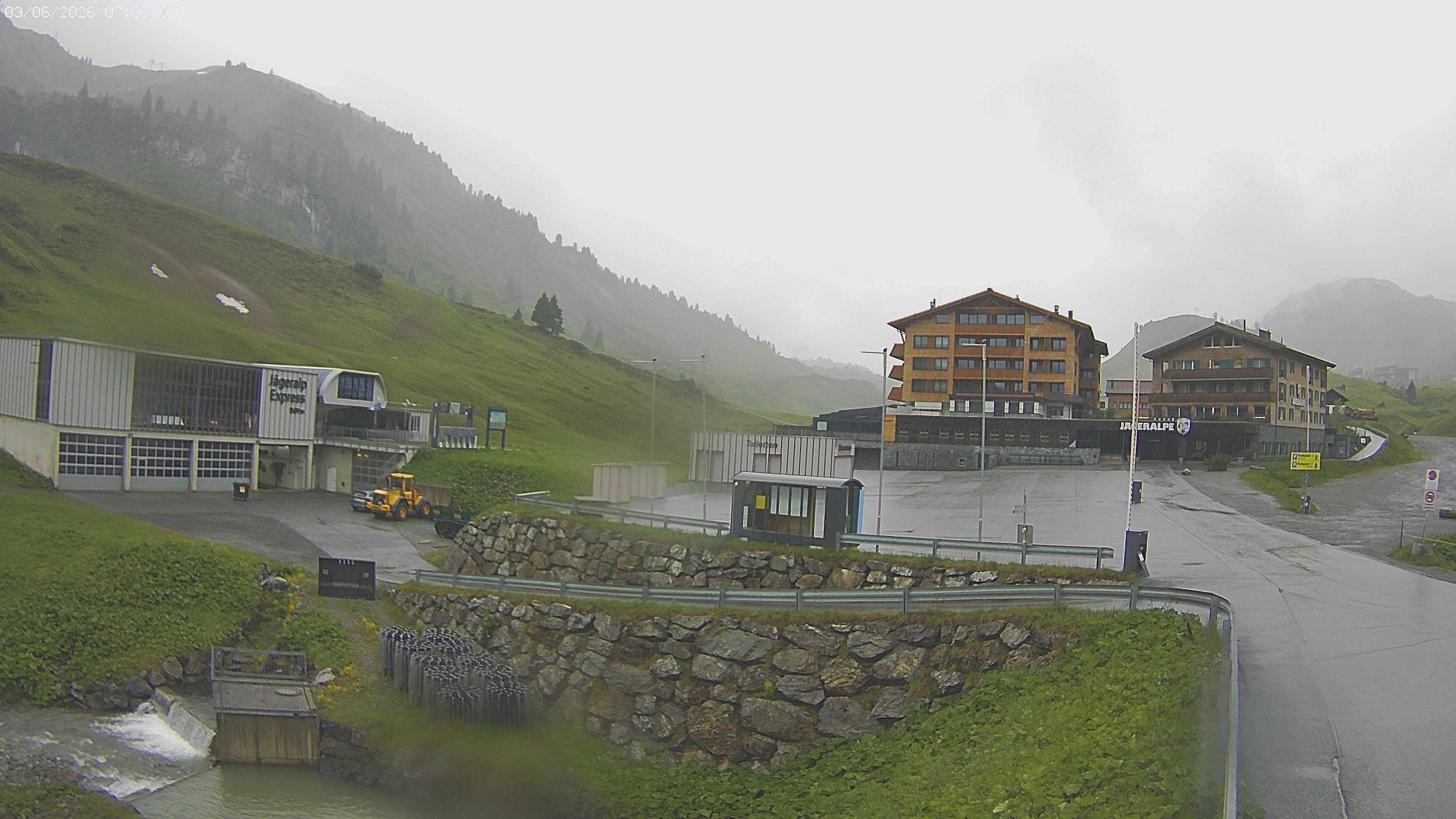 Archiv Foto Webcam Jägeralpe: Blick aufs Hotel