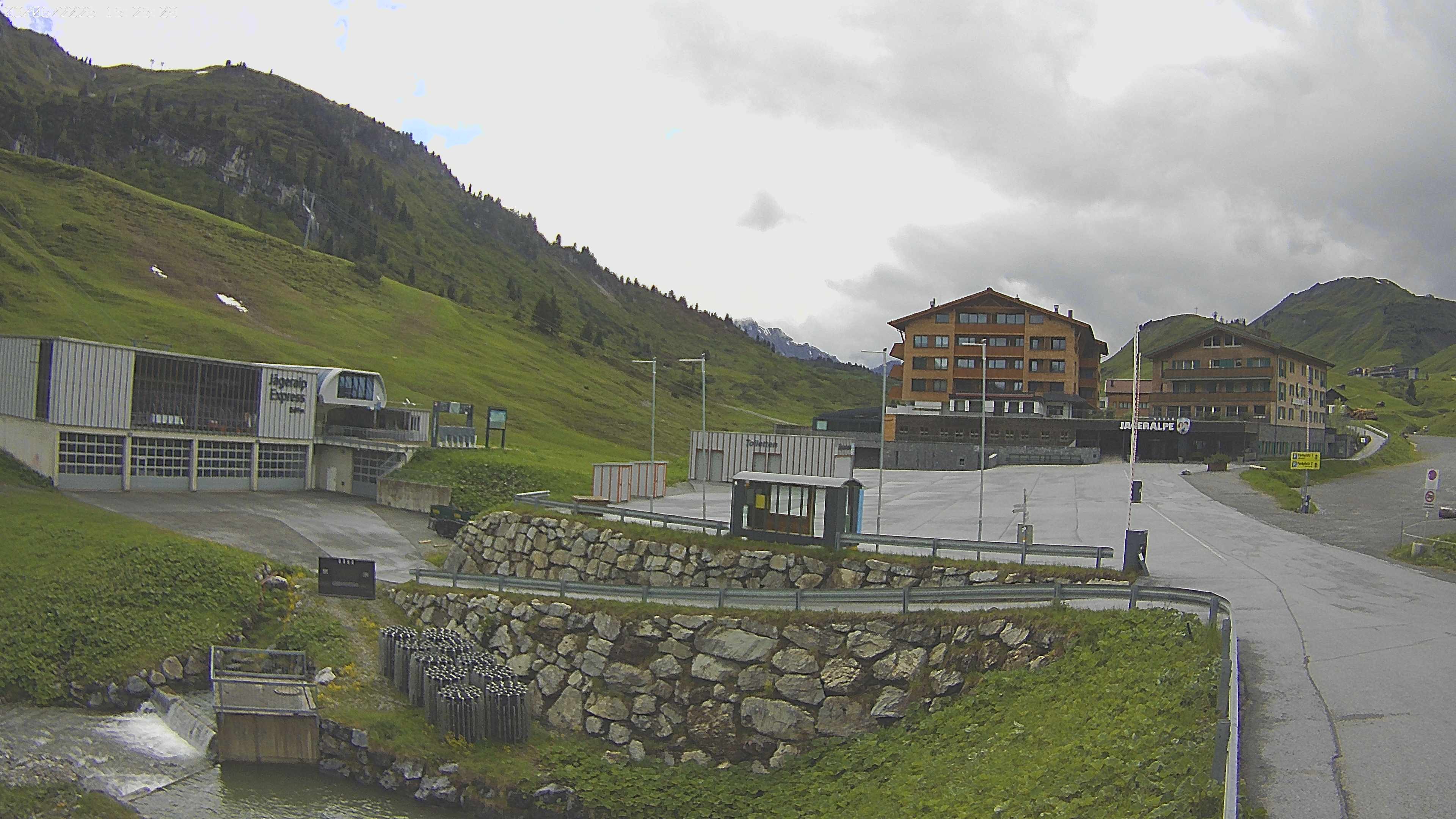 Archiv Foto Webcam Jägeralpe: Blick aufs Hotel