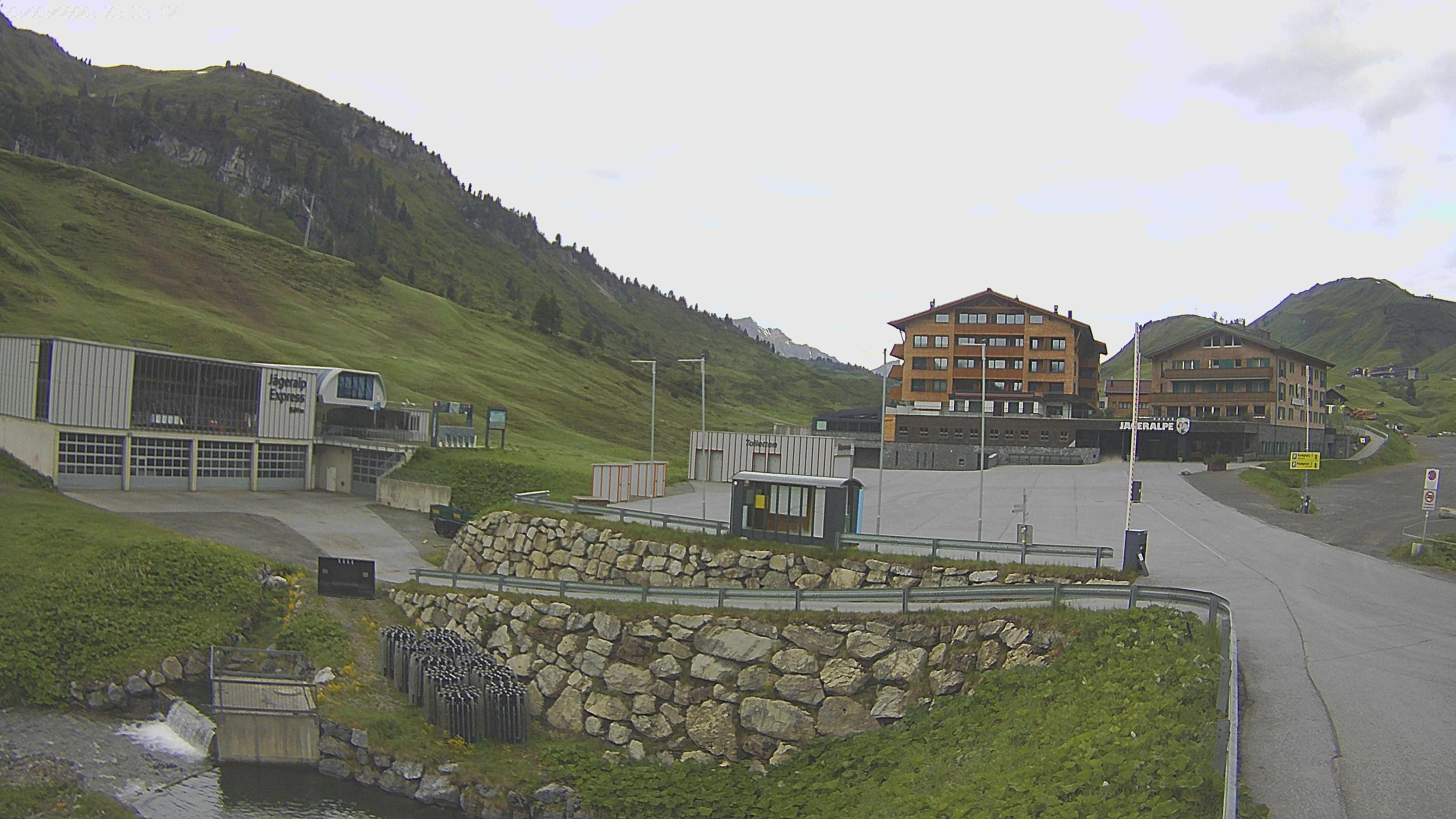 Archived image Webcam Jägeralpe: View Hotel