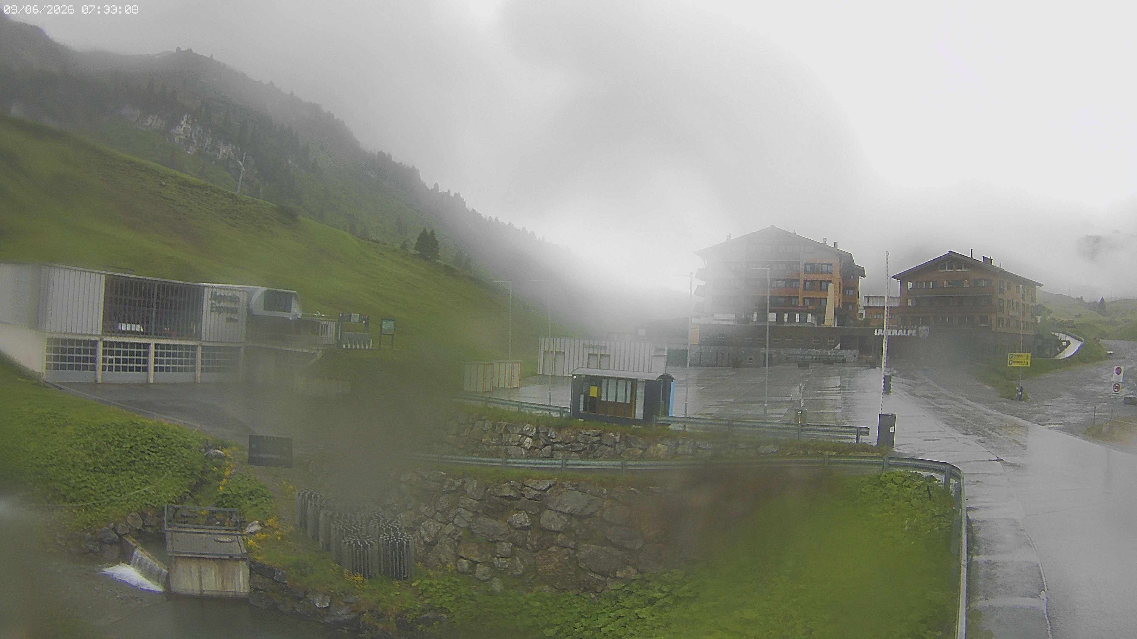 Archiv Foto Webcam Jägeralpe: Blick aufs Hotel