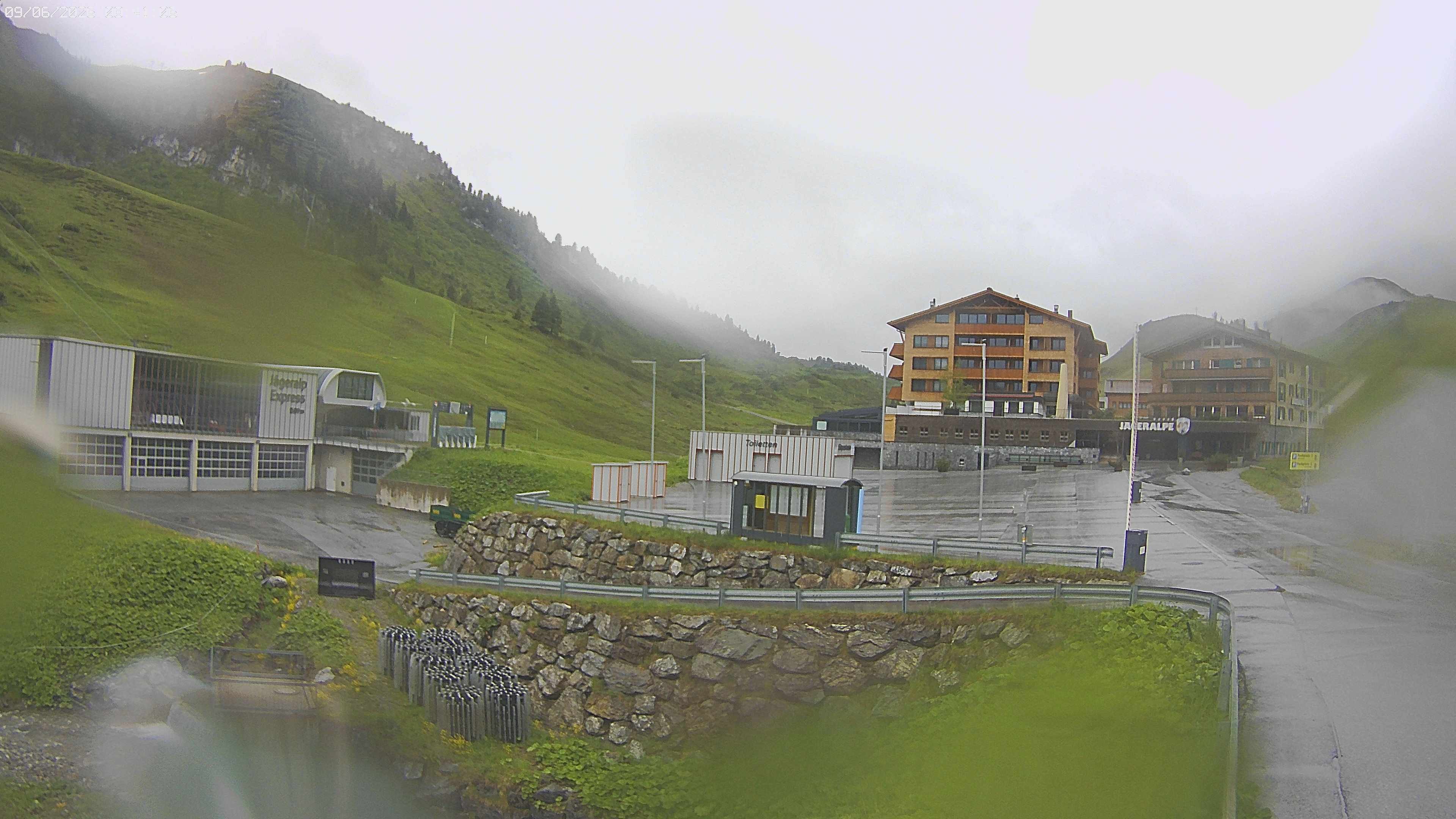 Archiv Foto Webcam Jägeralpe: Blick aufs Hotel
