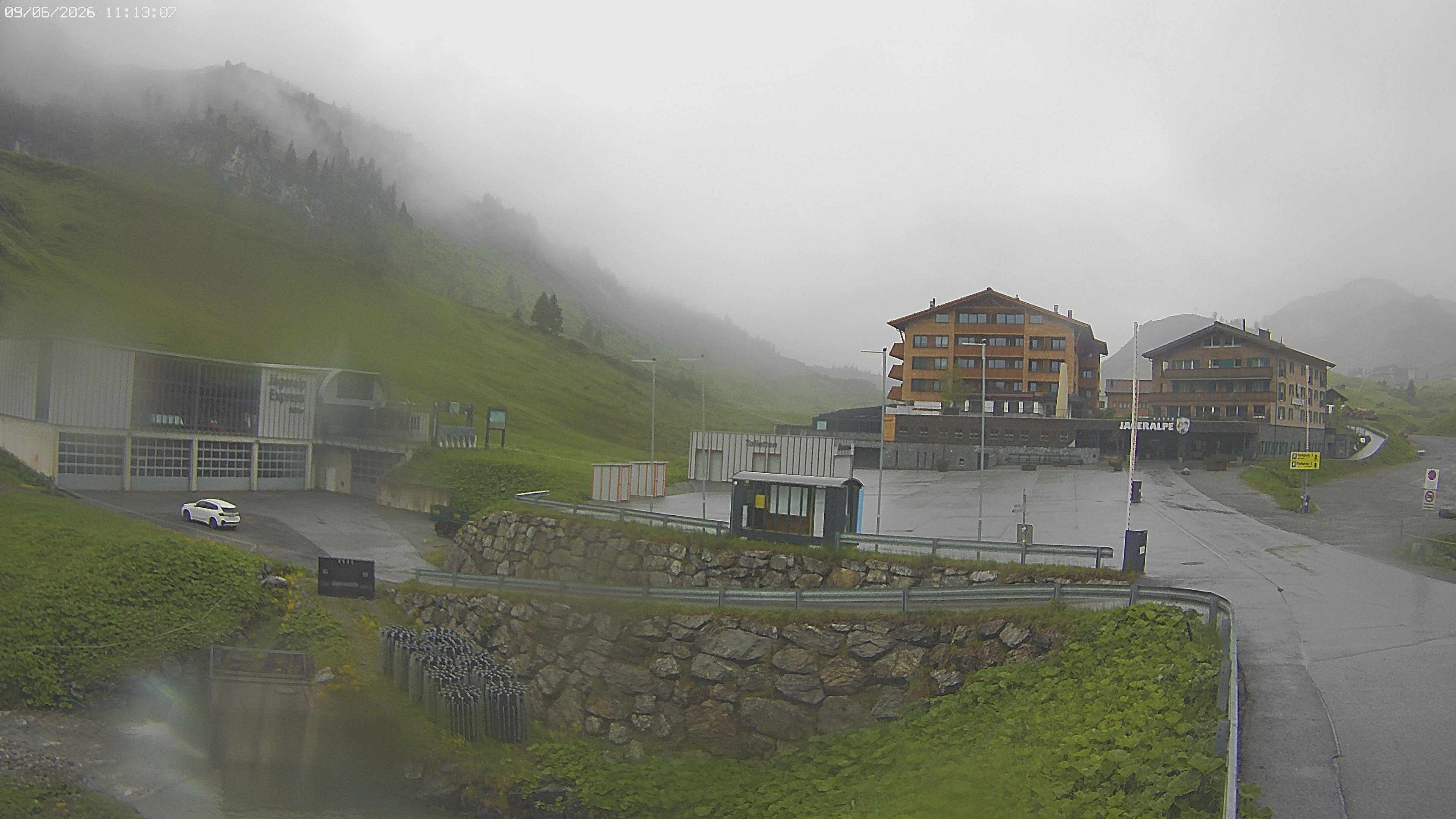 Archiv Foto Webcam Jägeralpe: Blick aufs Hotel