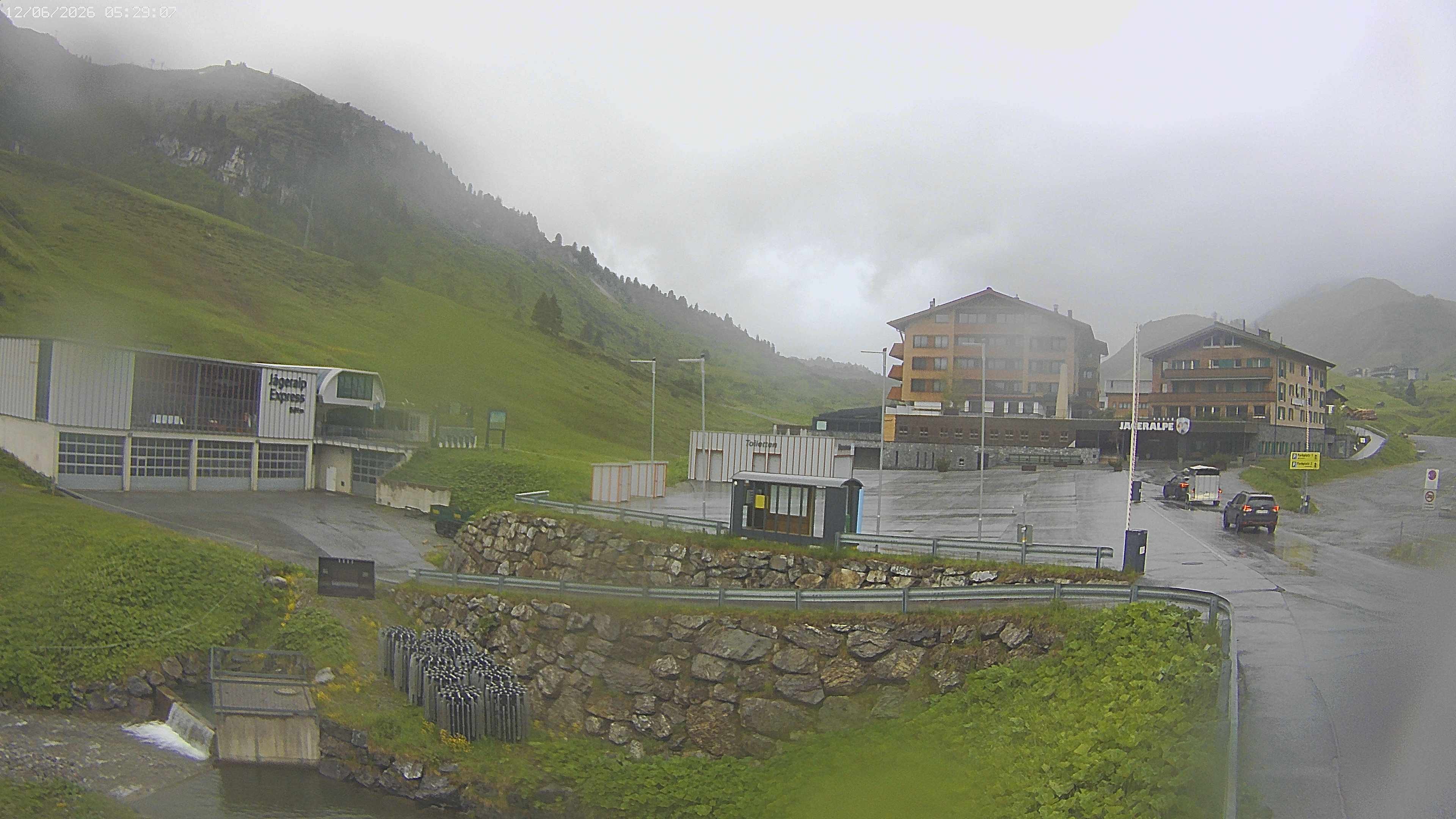 Archiv Foto Webcam Jägeralpe: Blick aufs Hotel