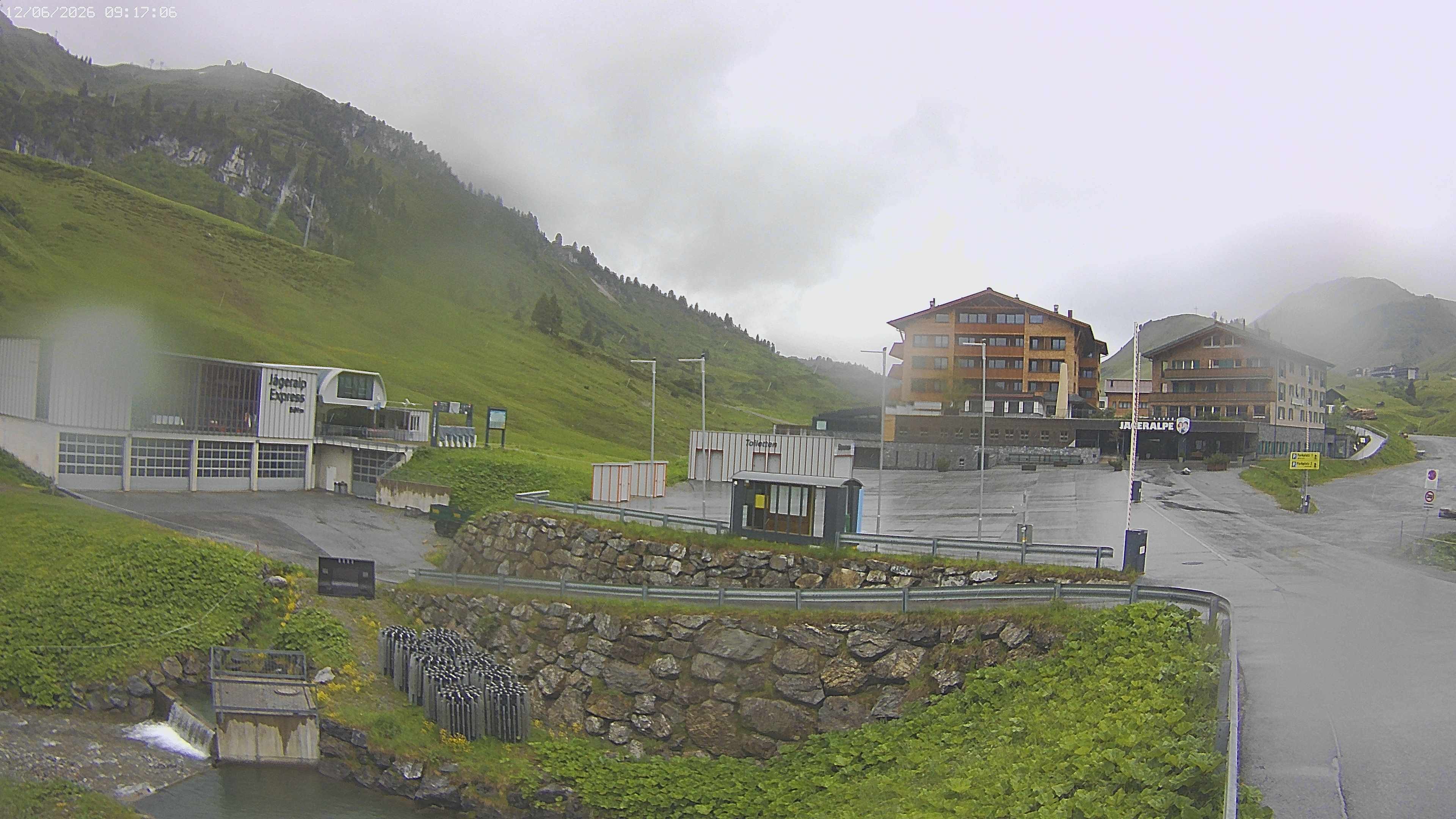 Archiv Foto Webcam Jägeralpe: Blick aufs Hotel