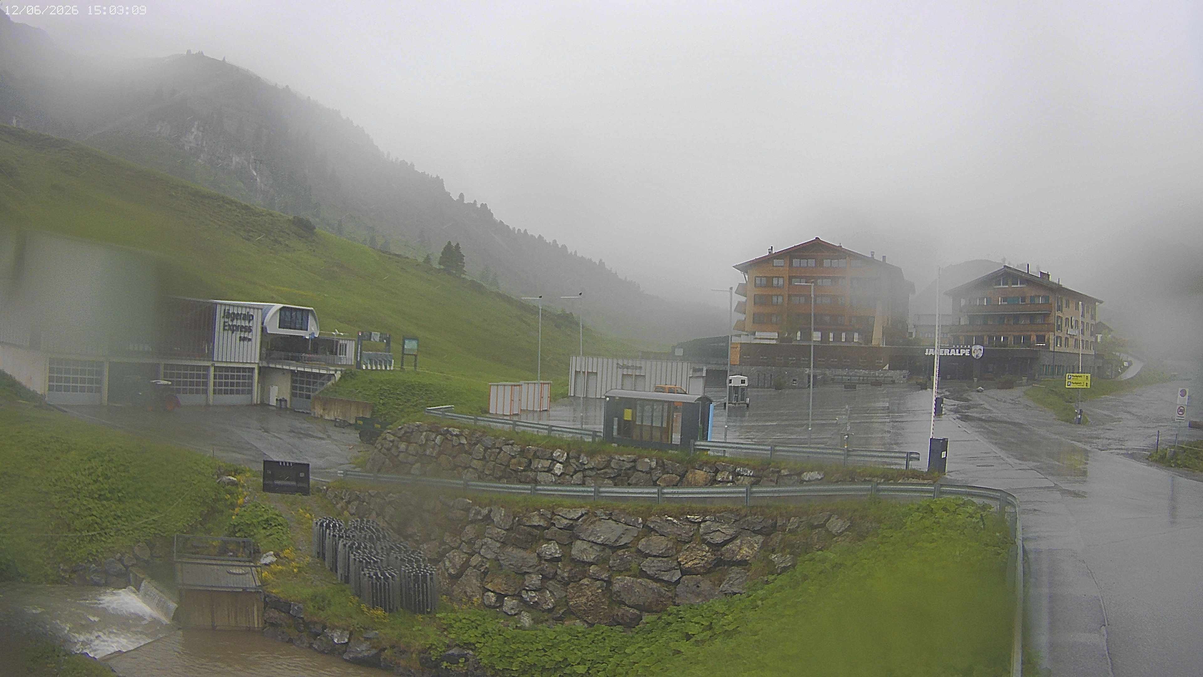 Archiv Foto Webcam Jägeralpe: Blick aufs Hotel