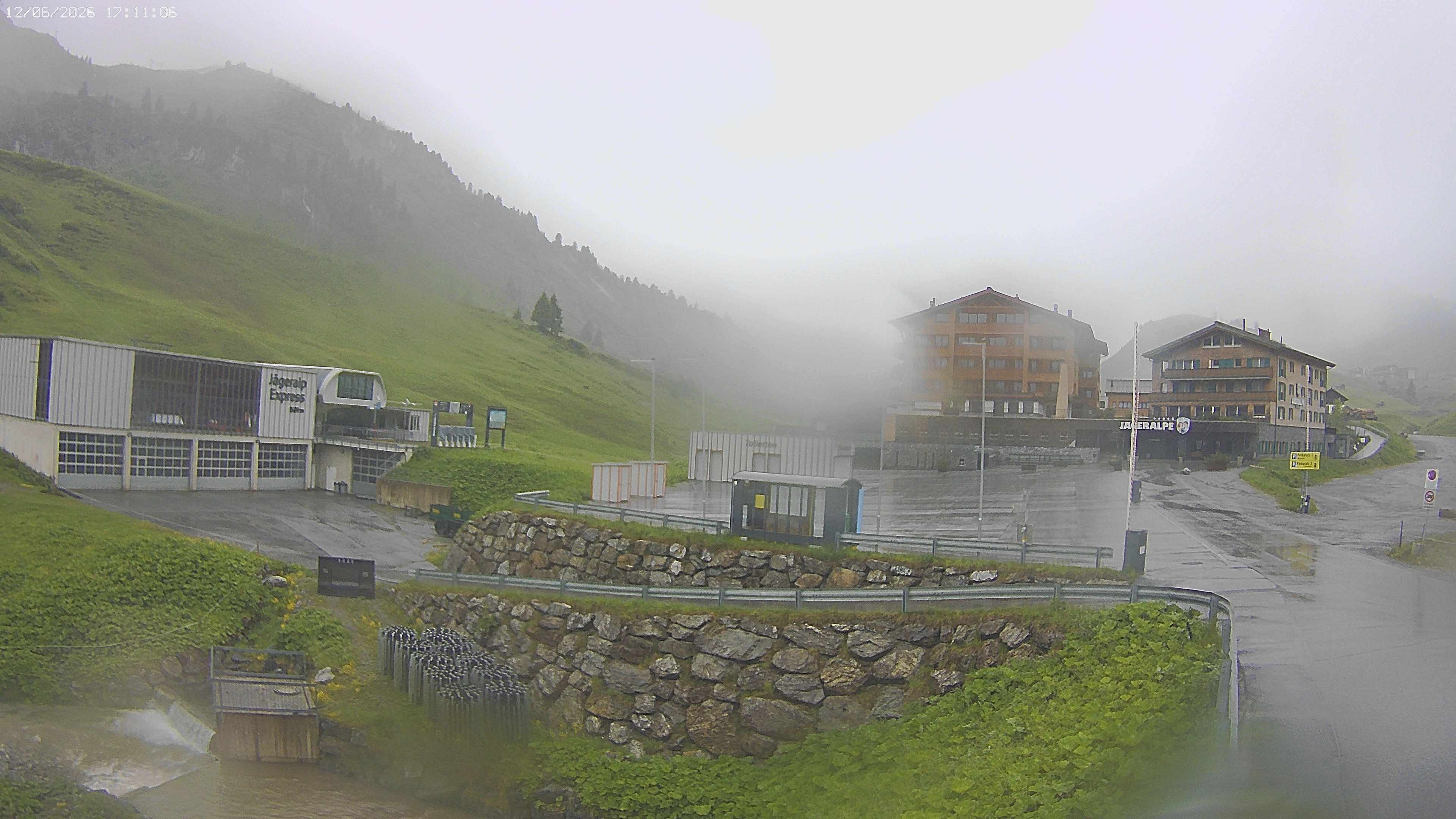 Archiv Foto Webcam Jägeralpe: Blick aufs Hotel