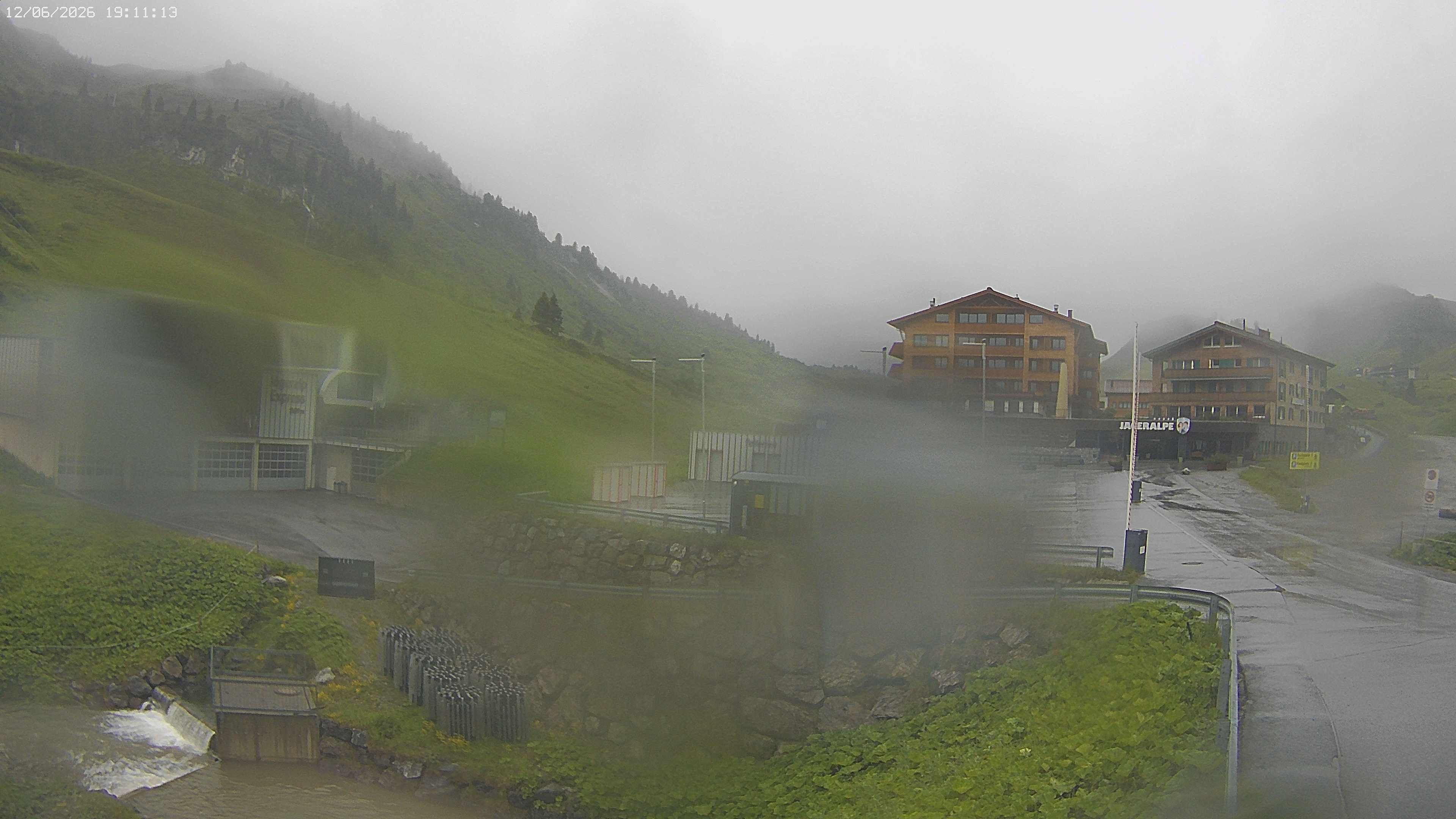 Archiv Foto Webcam Jägeralpe: Blick aufs Hotel