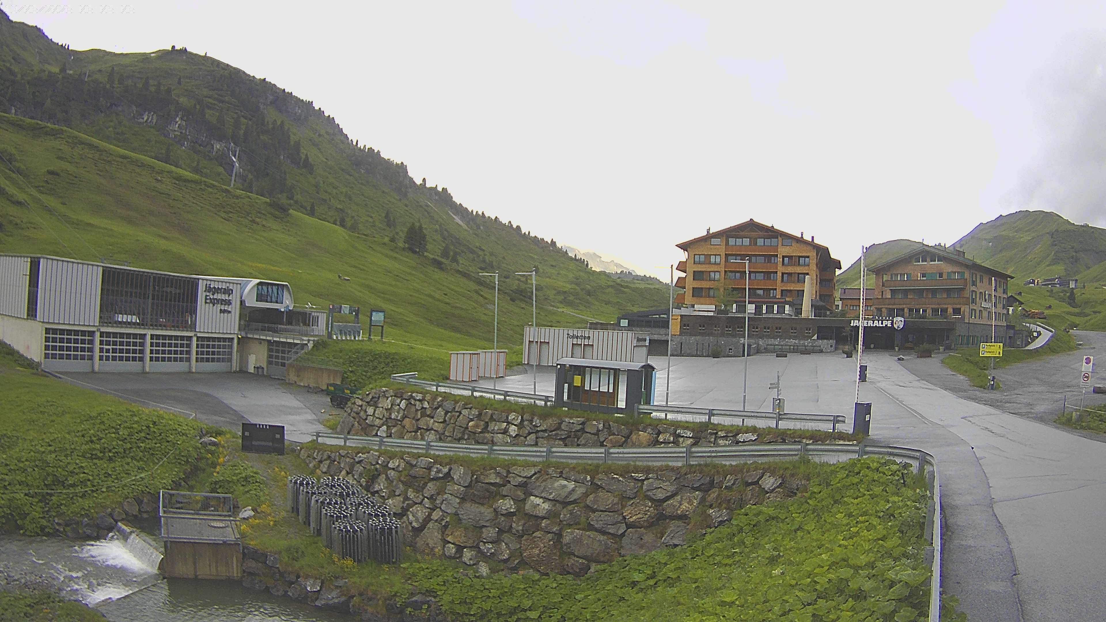 Archiv Foto Webcam Jägeralpe: Blick aufs Hotel