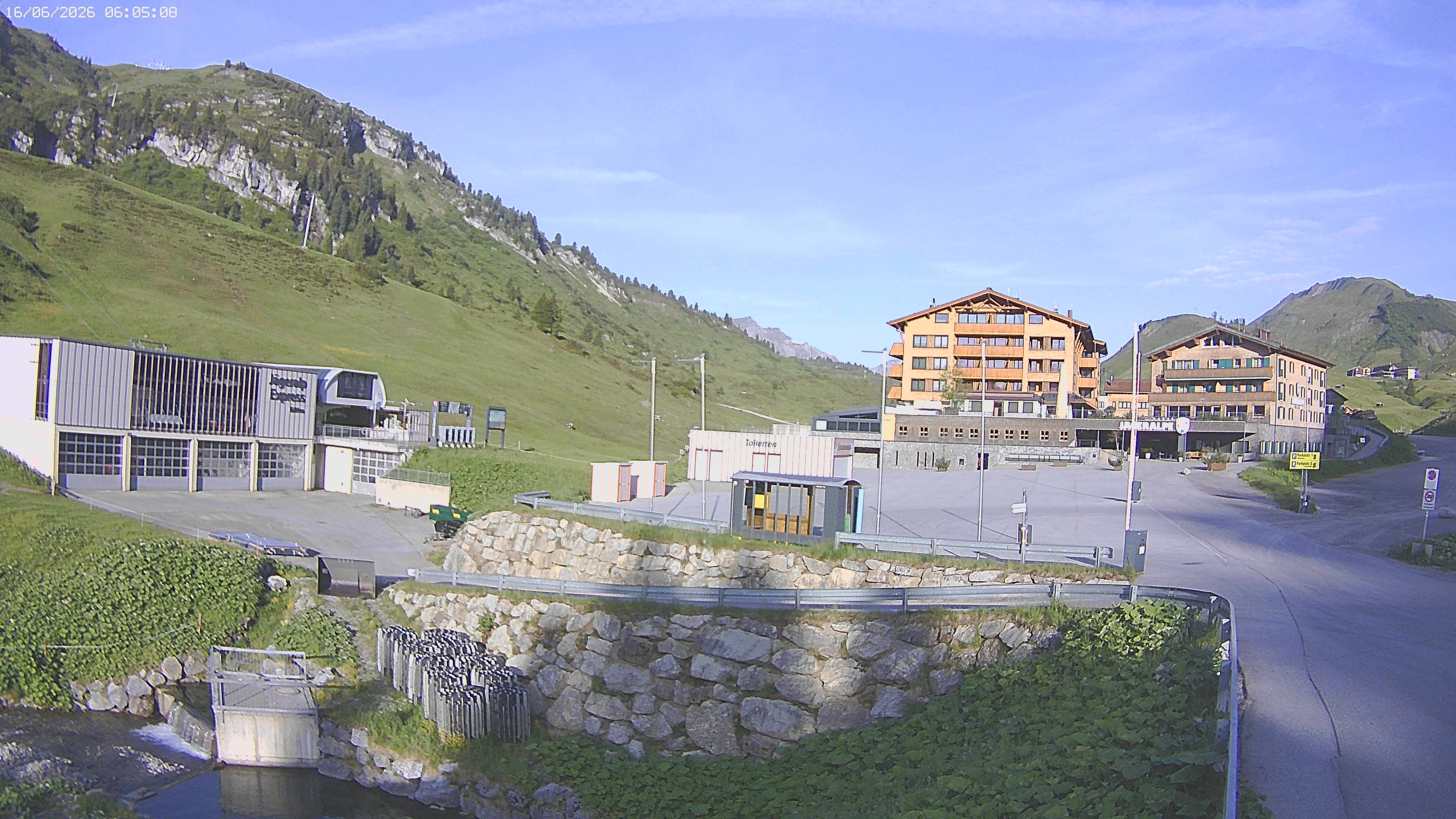 Archived image Webcam Jägeralpe: View Hotel