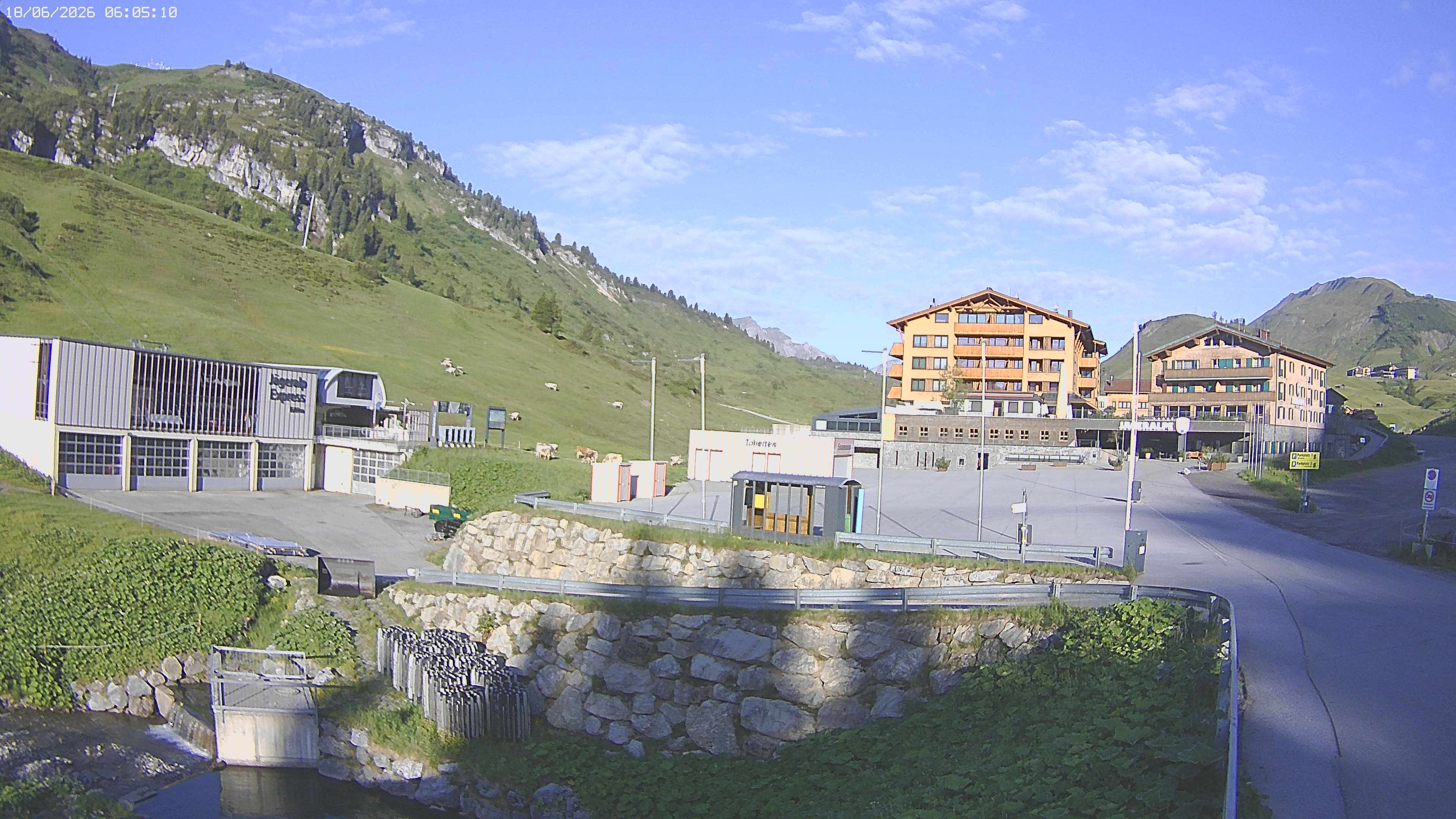 Archiv Foto Webcam Jägeralpe: Blick aufs Hotel