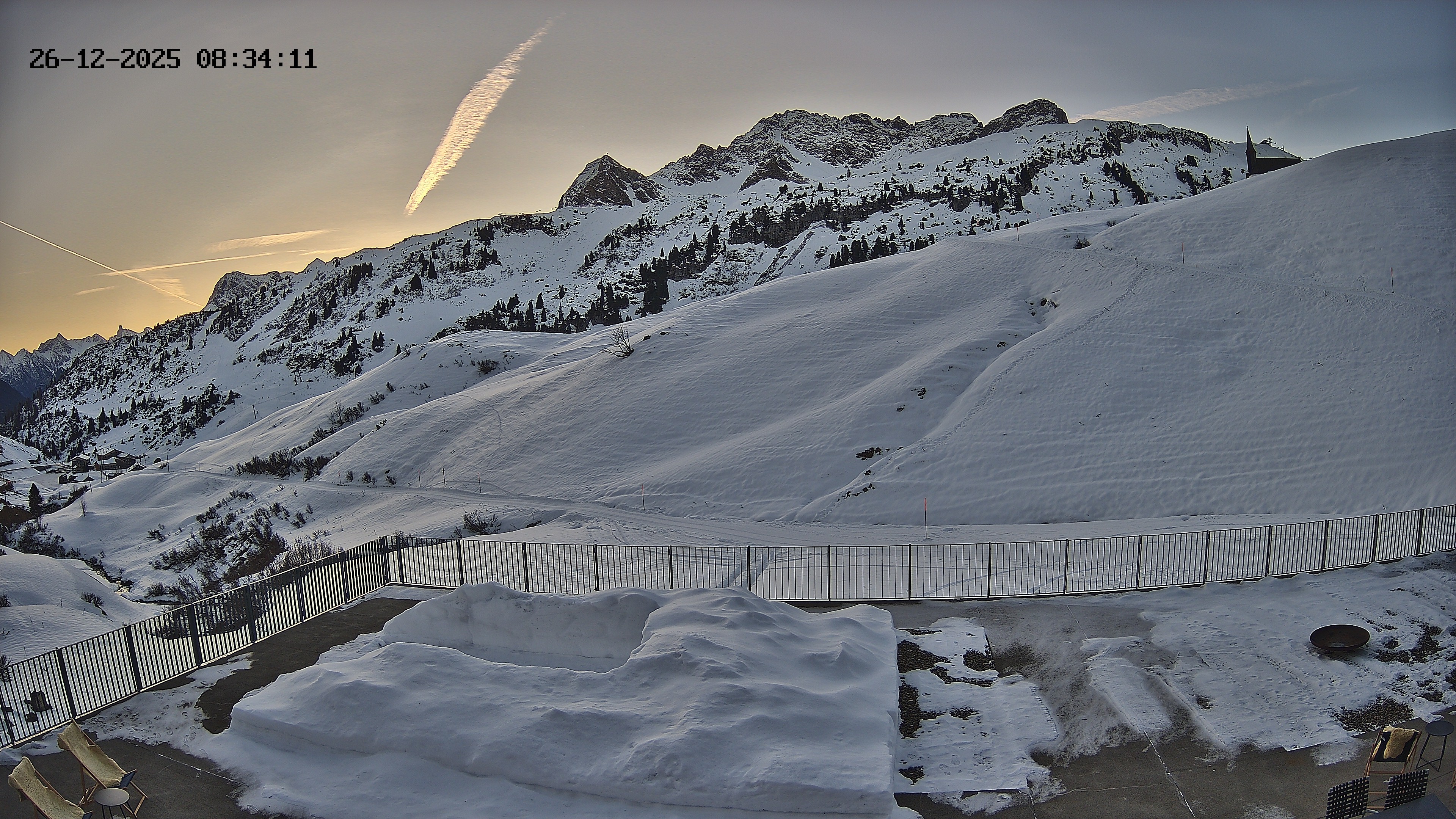 Archiv Foto Webcam Hotel Adler in Warth