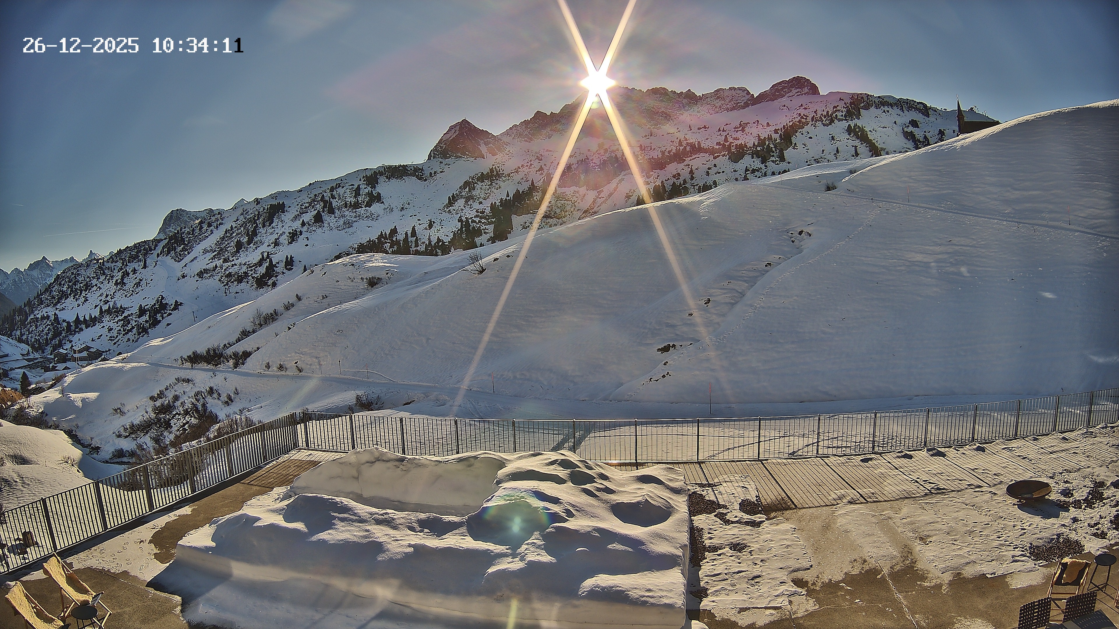 Archiv Foto Webcam Hotel Adler in Warth