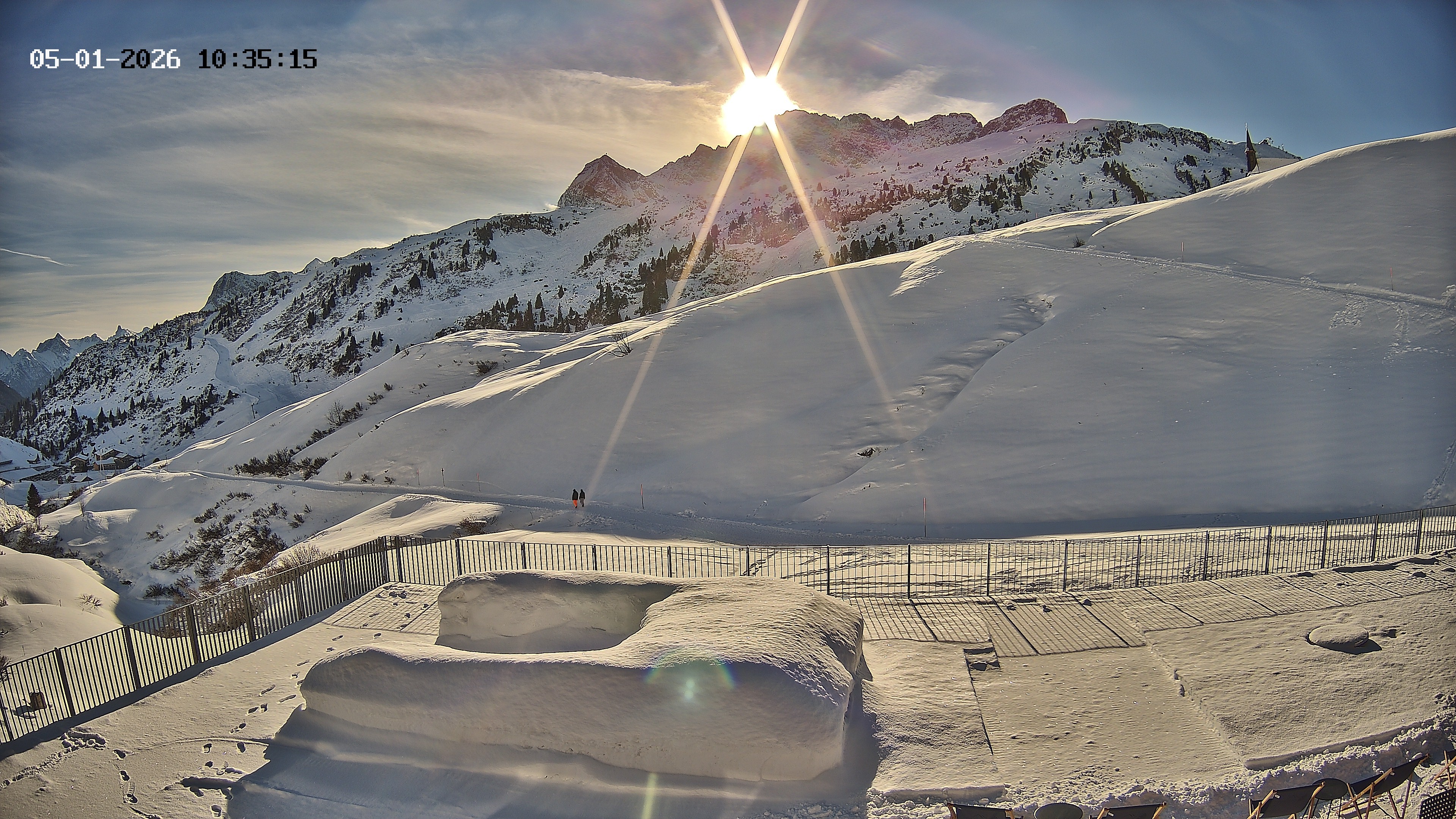 Archiv Foto Webcam Hotel Adler in Warth