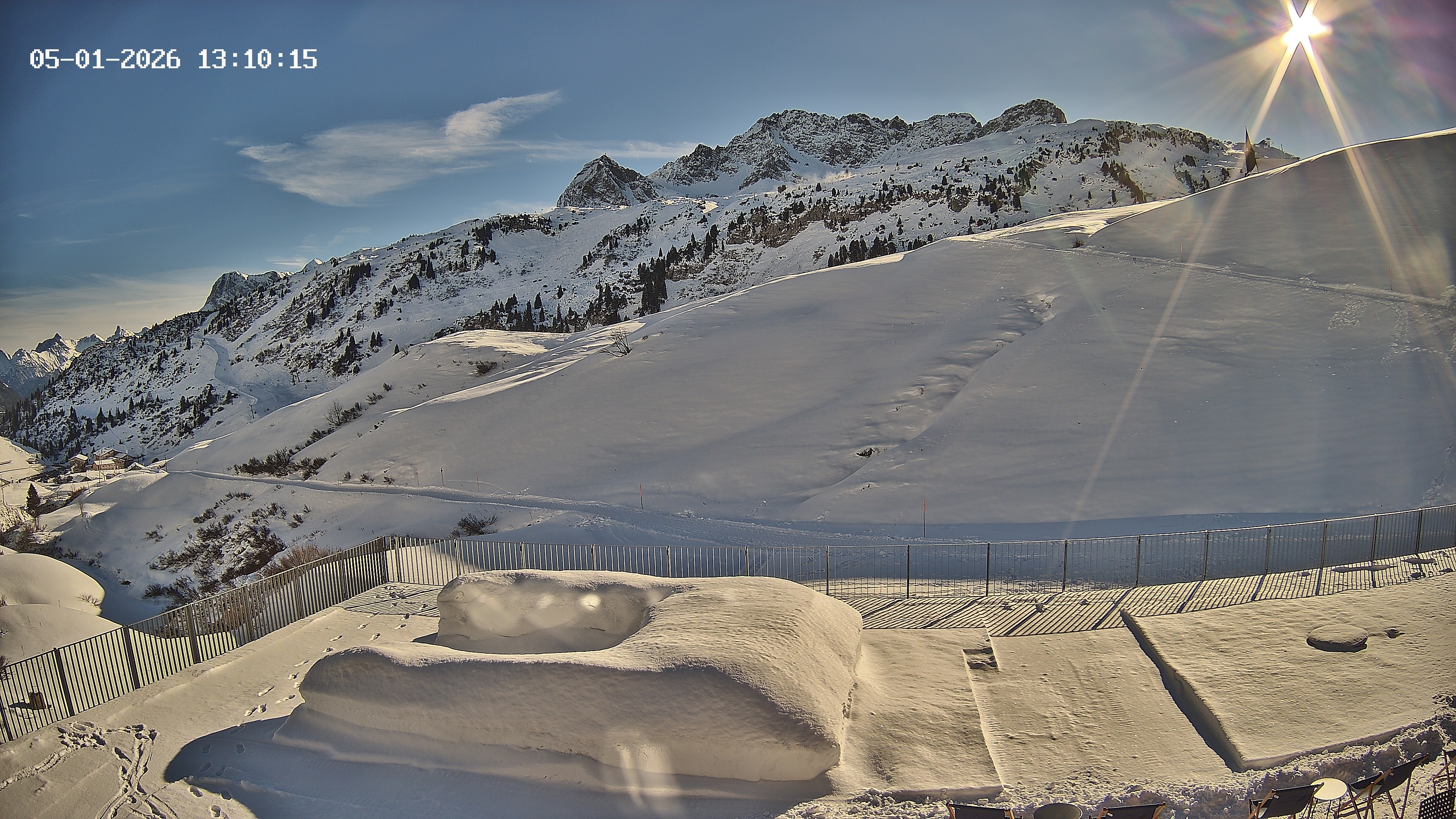 Archiv Foto Webcam Hotel Adler in Warth