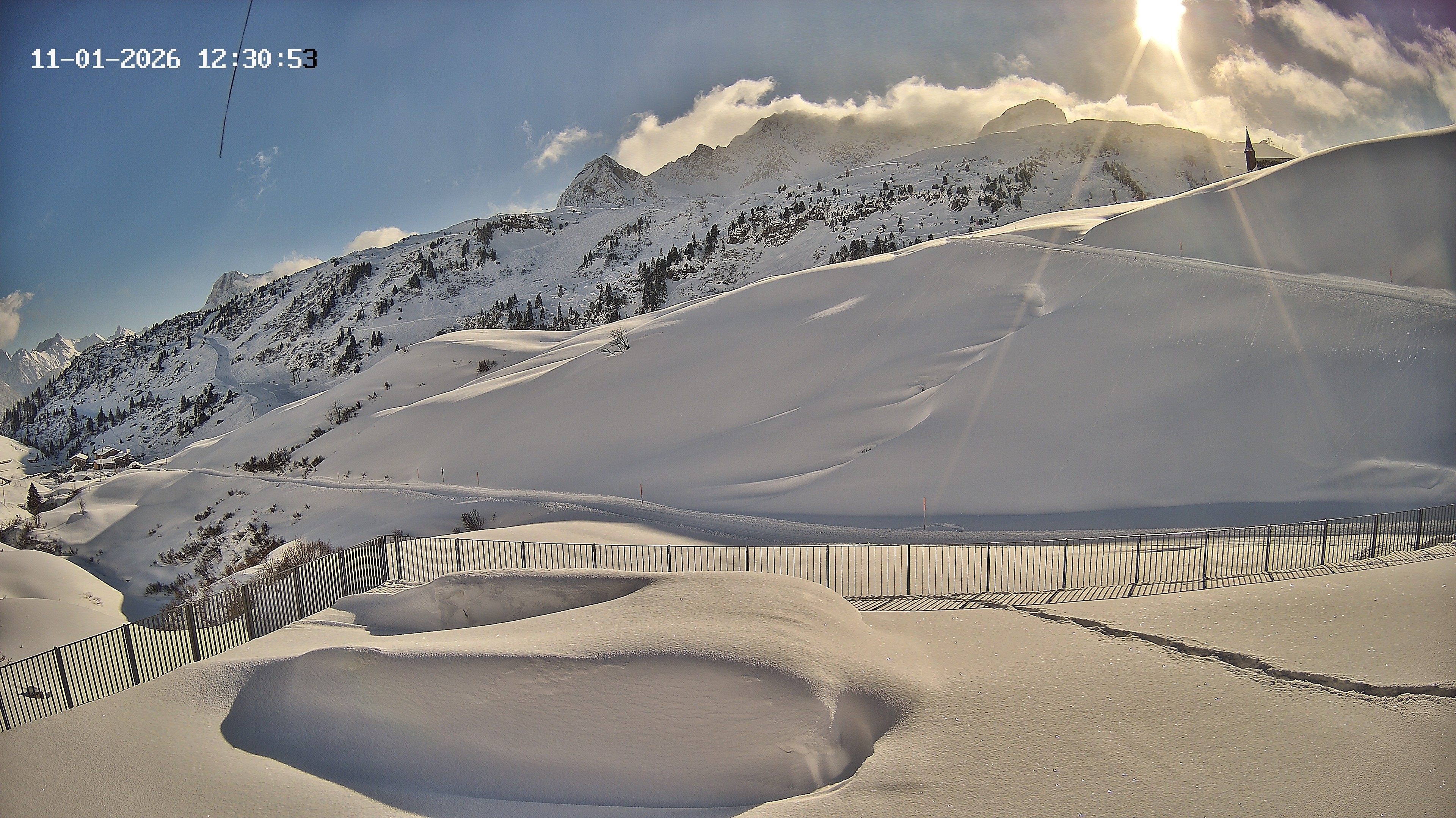 Archiv Foto Webcam Hotel Adler in Warth