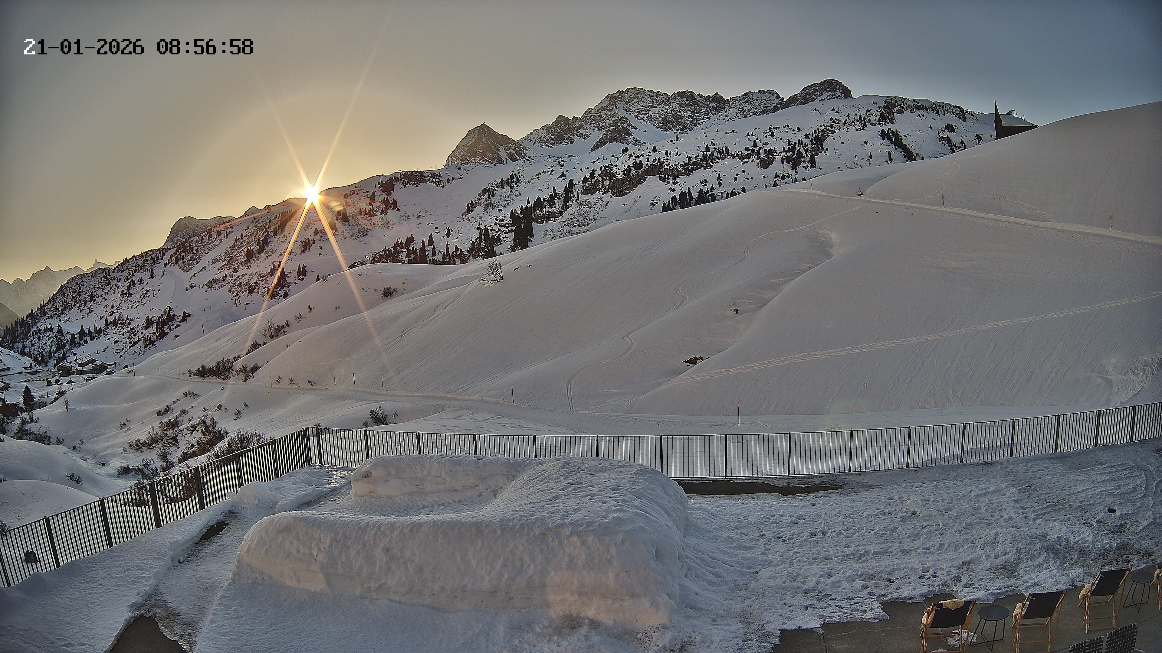 Archiv Foto Webcam Hotel Adler in Warth